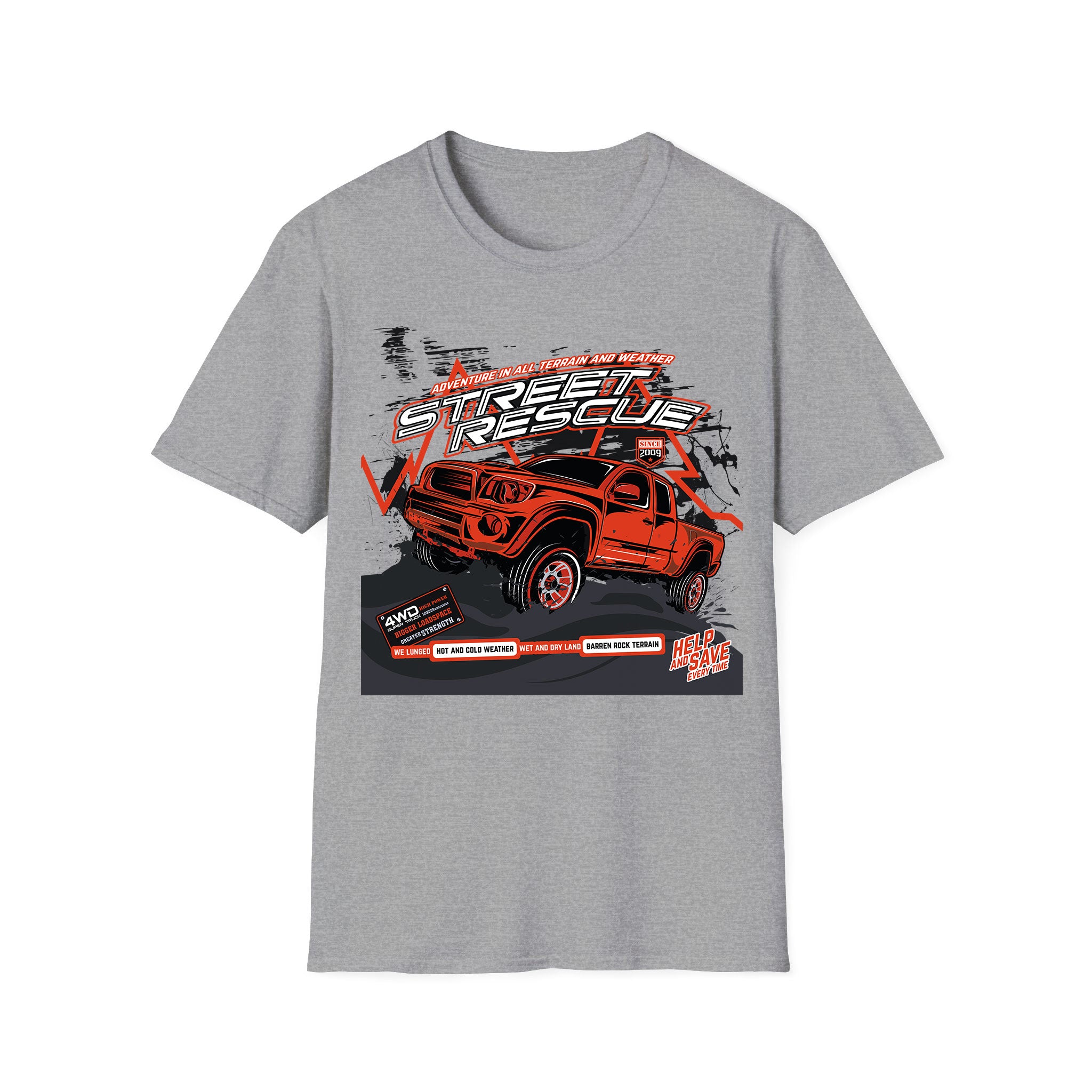 T-shirt voitures de course Street Rescue