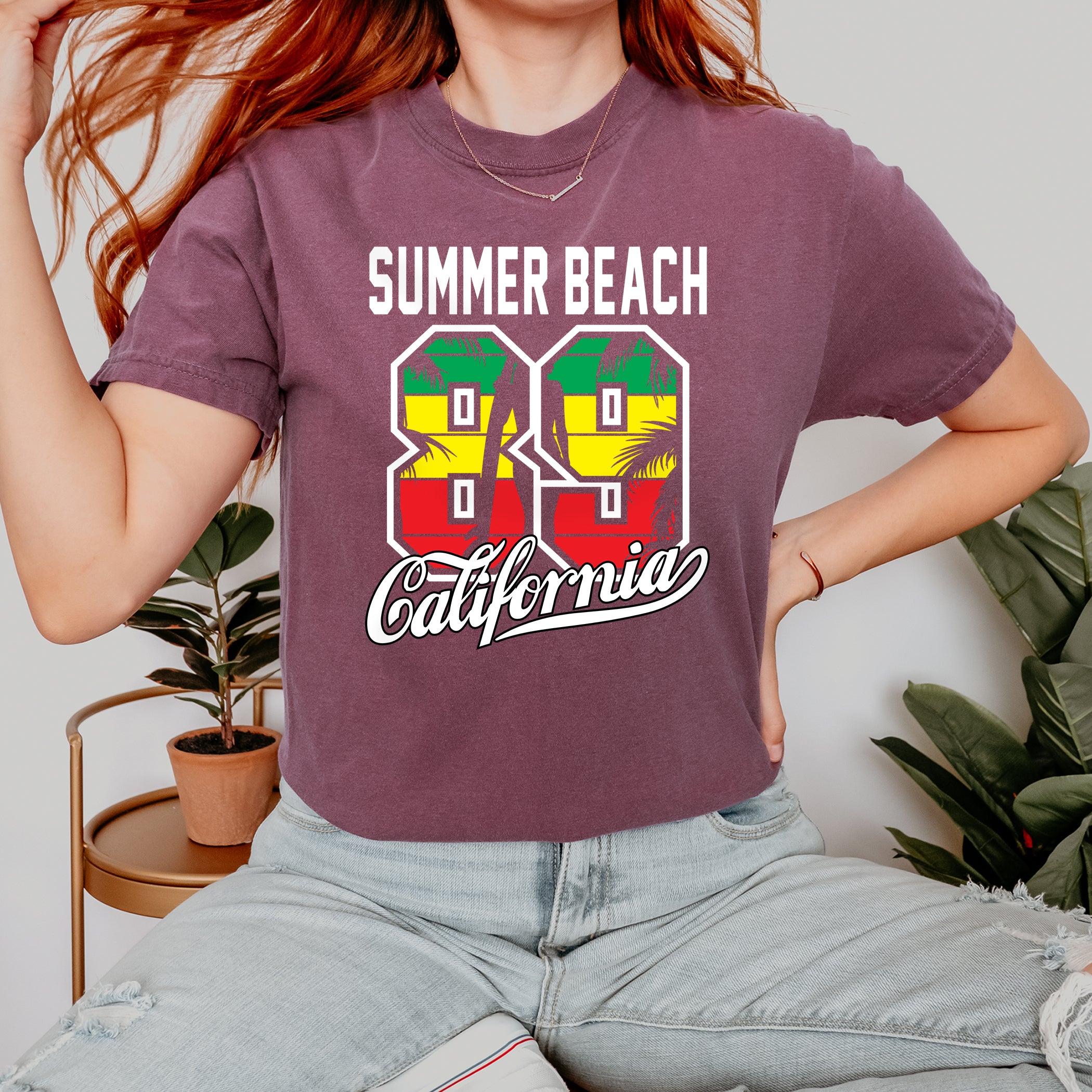 T-shirt unisexe d'été Summer Beach