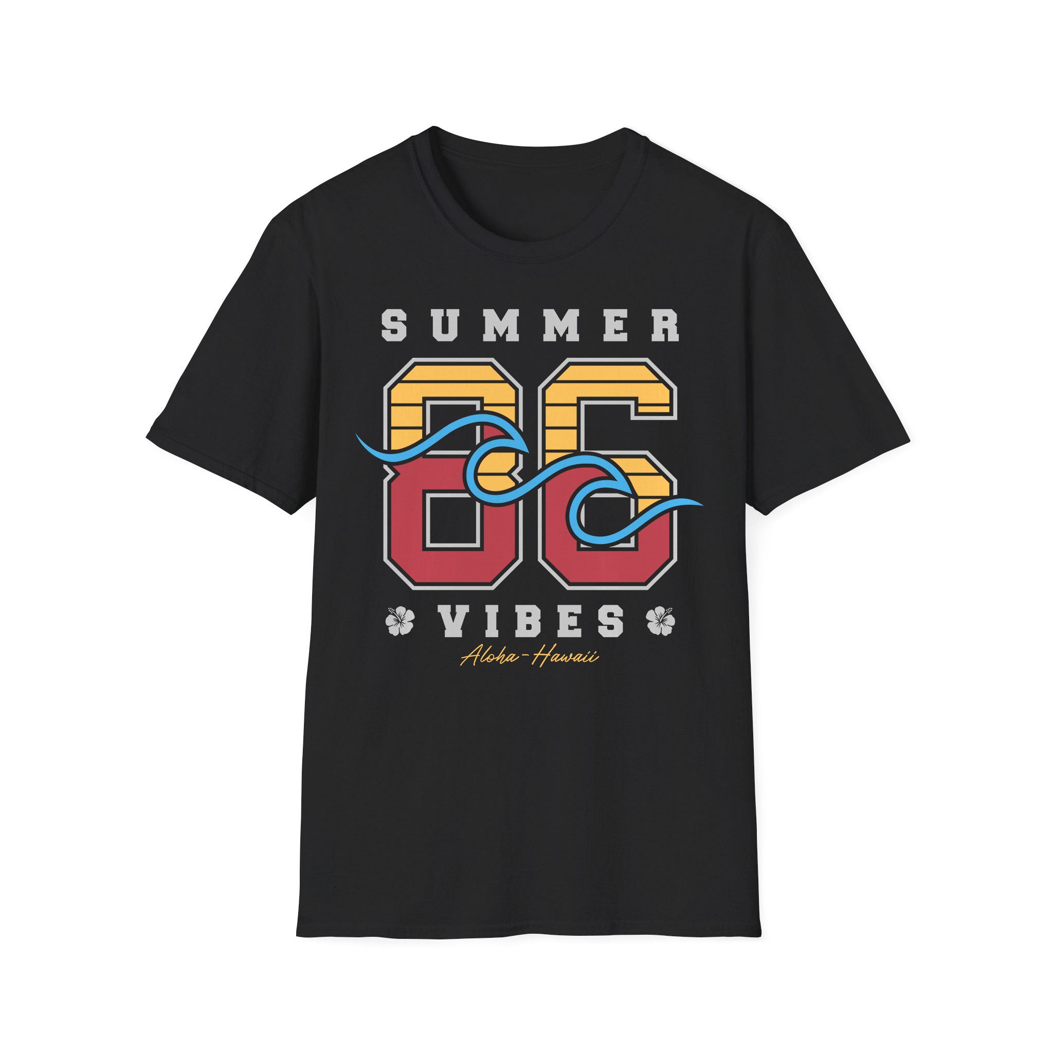 T-shirt unisexe d'été Summer Vibes 86