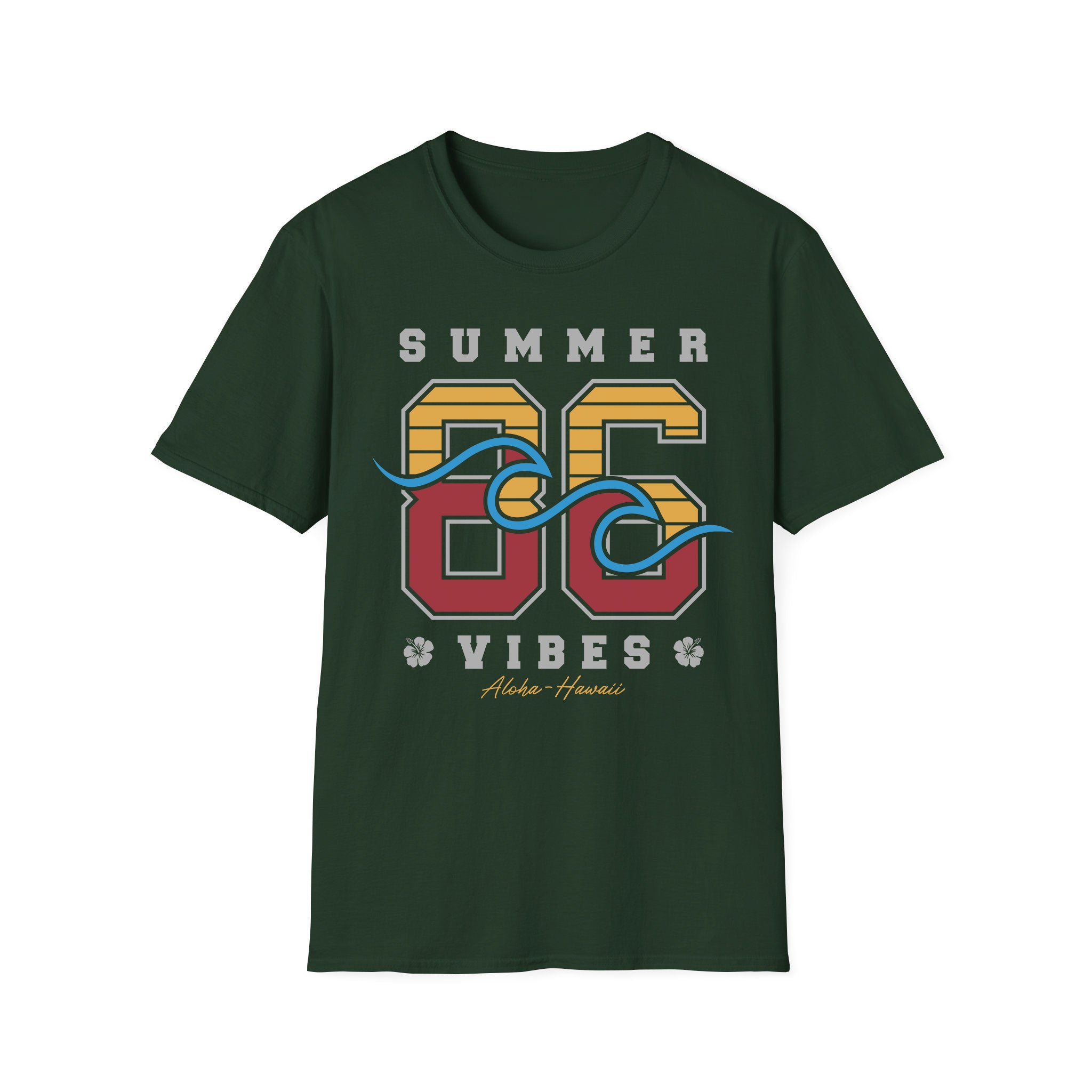 T-shirt unisexe d'été Summer Vibes 86