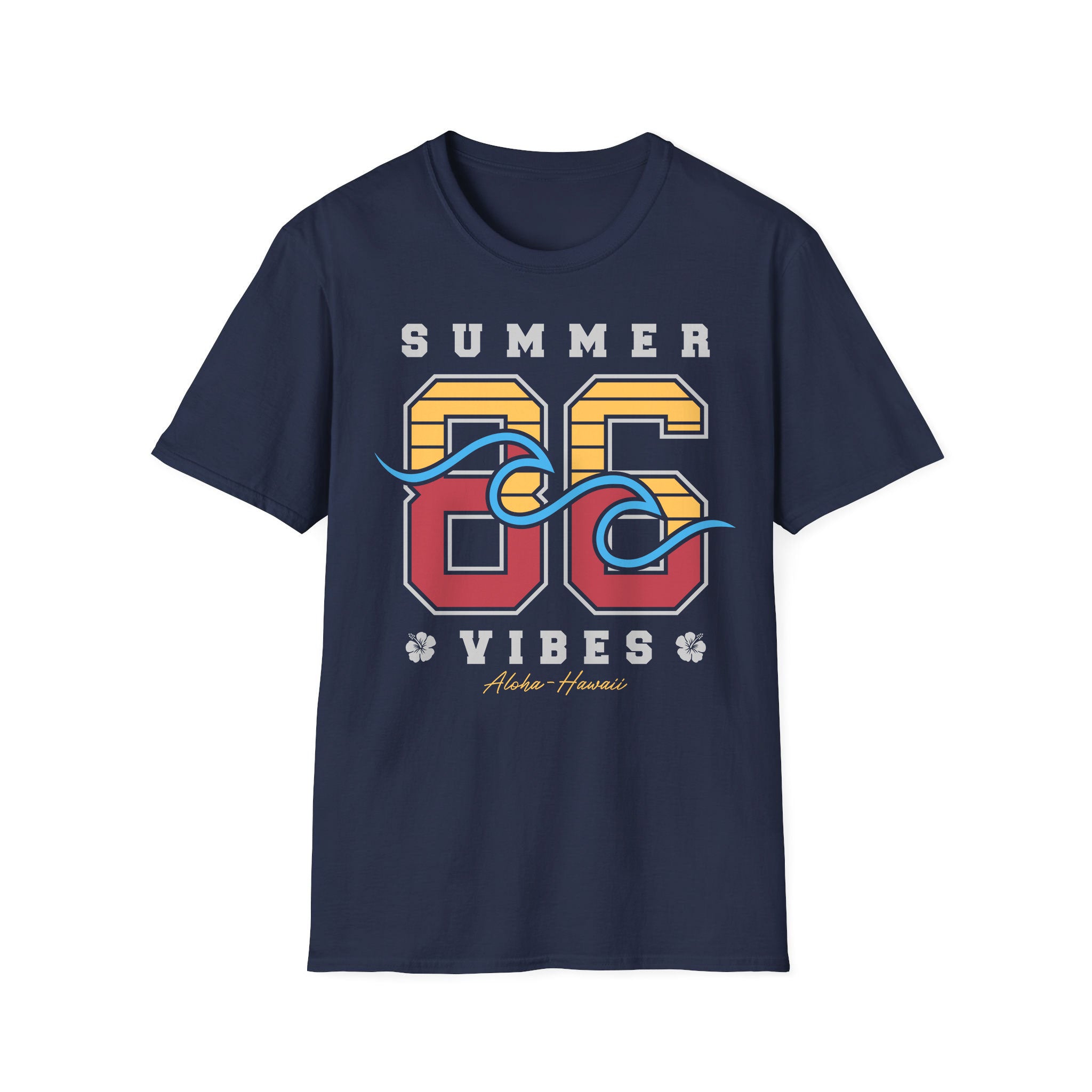 T-shirt unisexe d'été Summer Vibes 86