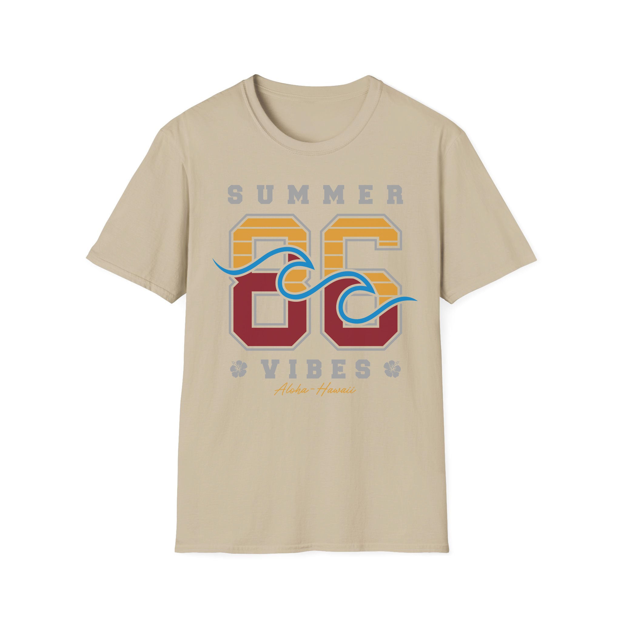 T-shirt unisexe d'été Summer Vibes 86