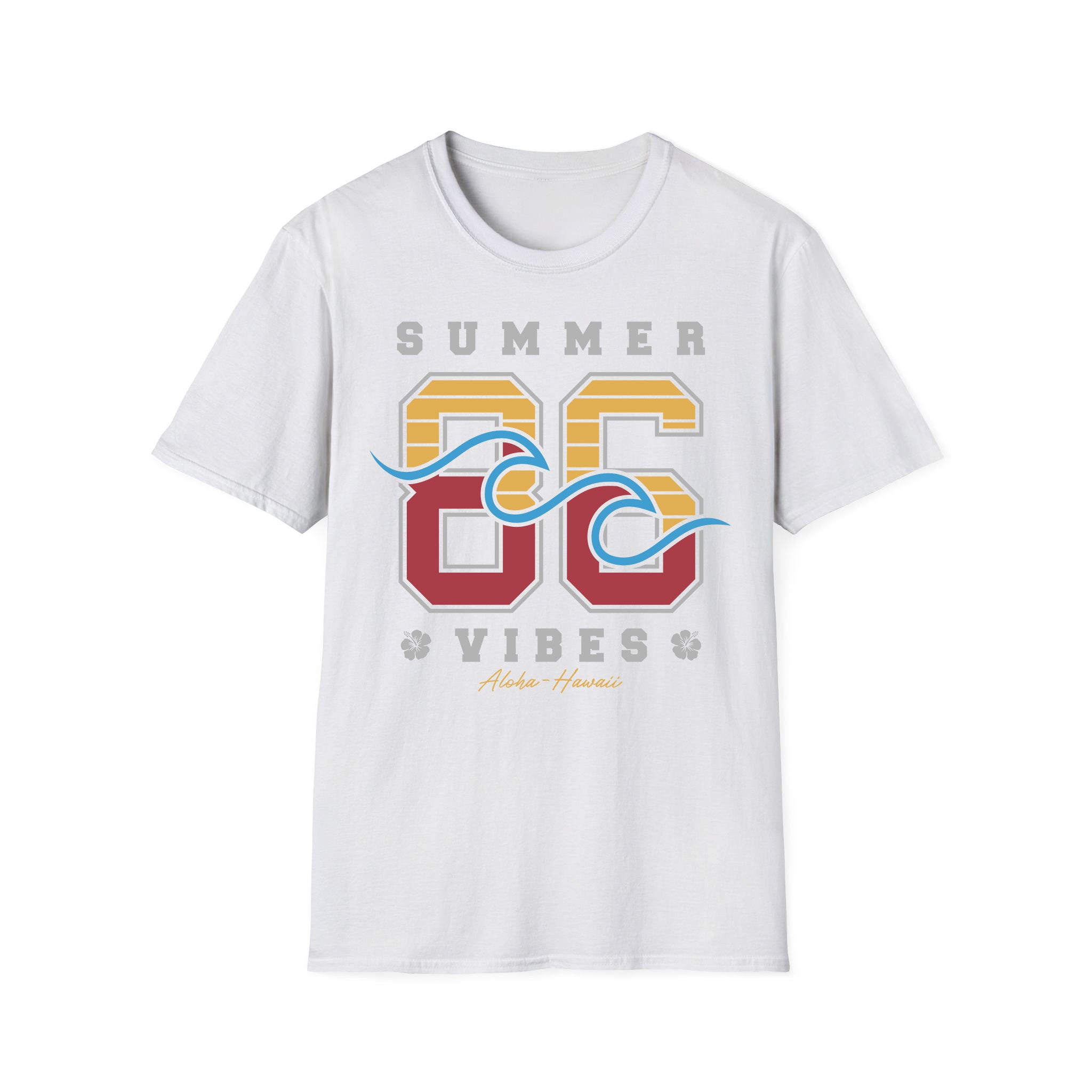 T-shirt unisexe d'été Summer Vibes 86