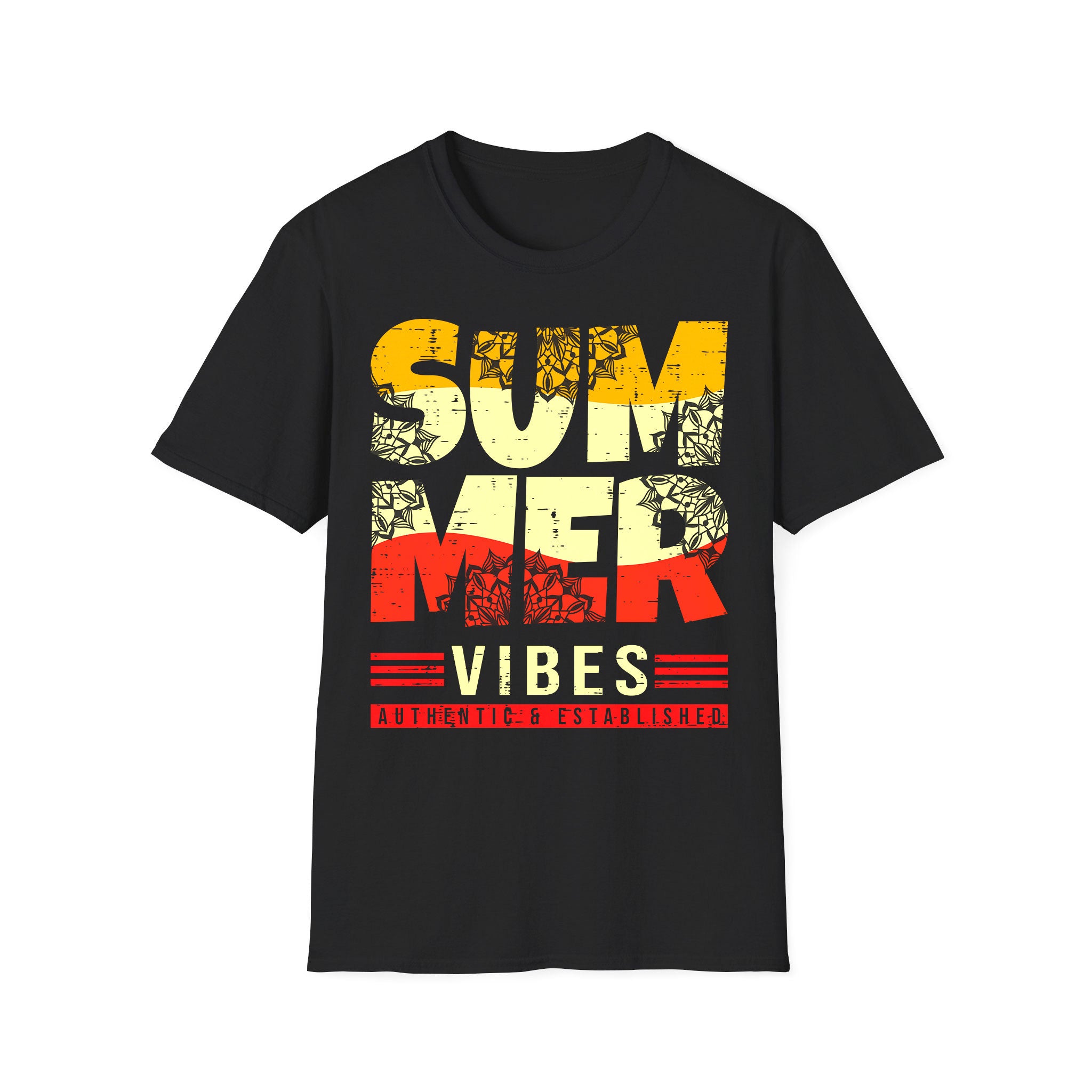 T-shirt unisexe d'été Summer Vibes Authentic