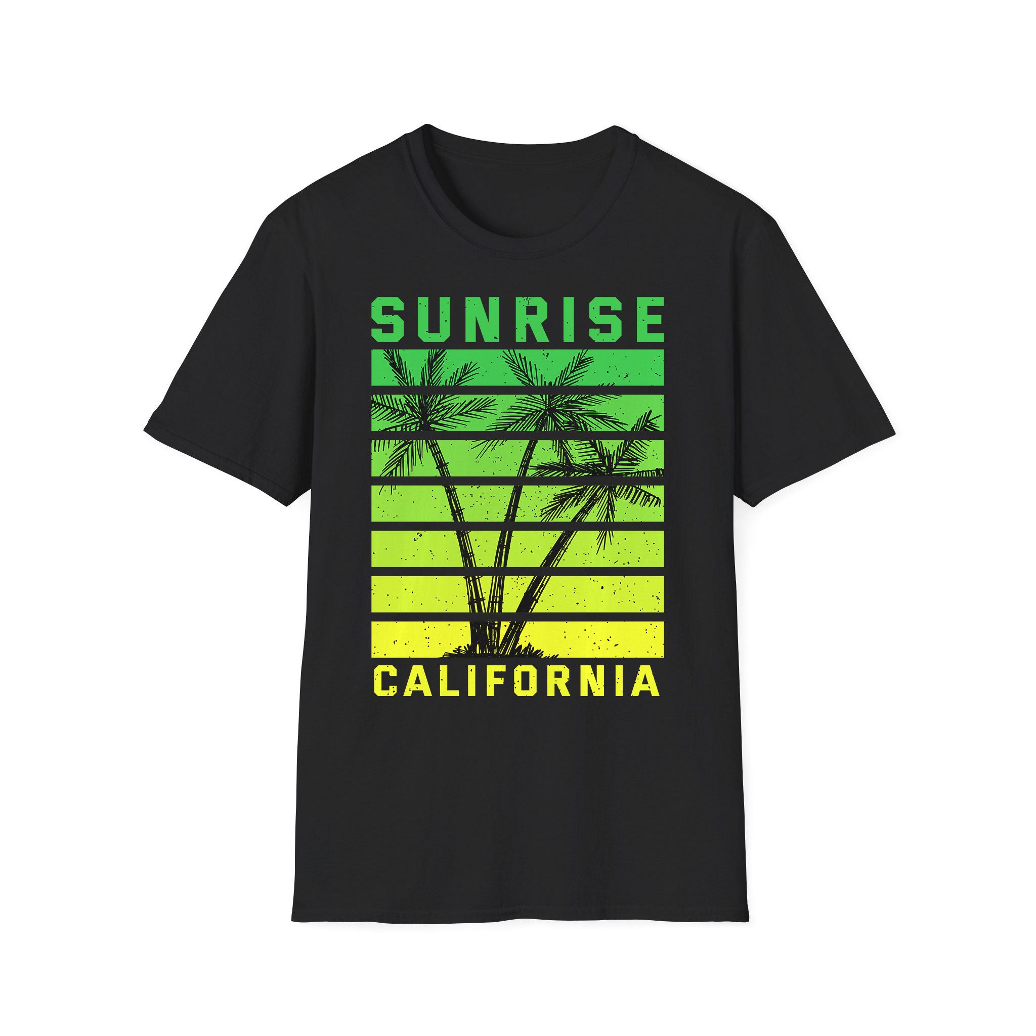 T-shirt unisexe d'été Sunrise California