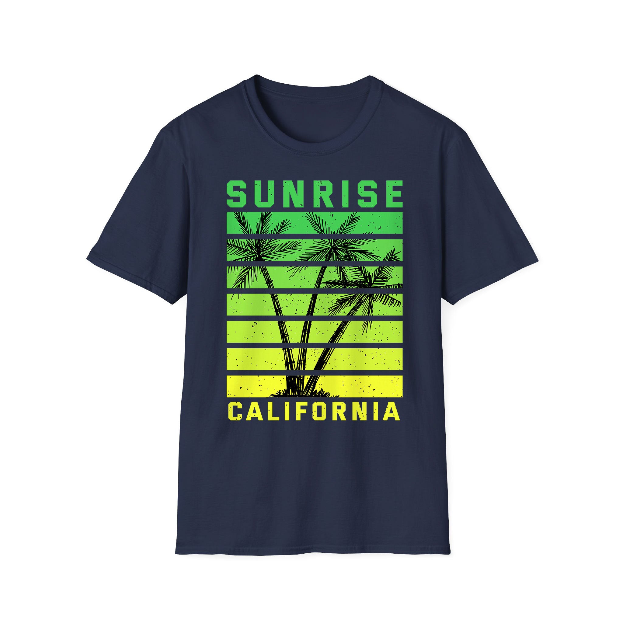 T-shirt unisexe d'été Sunrise California