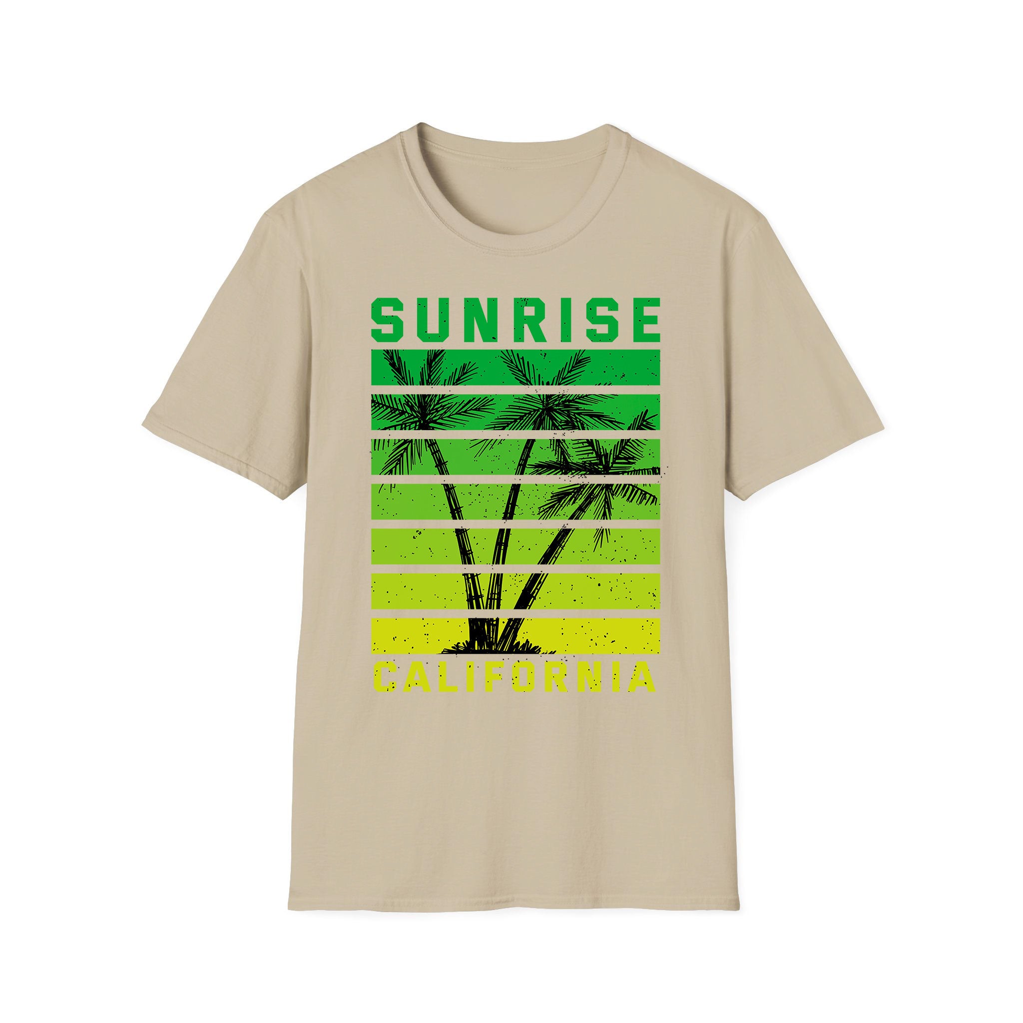 T-shirt unisexe d'été Sunrise California
