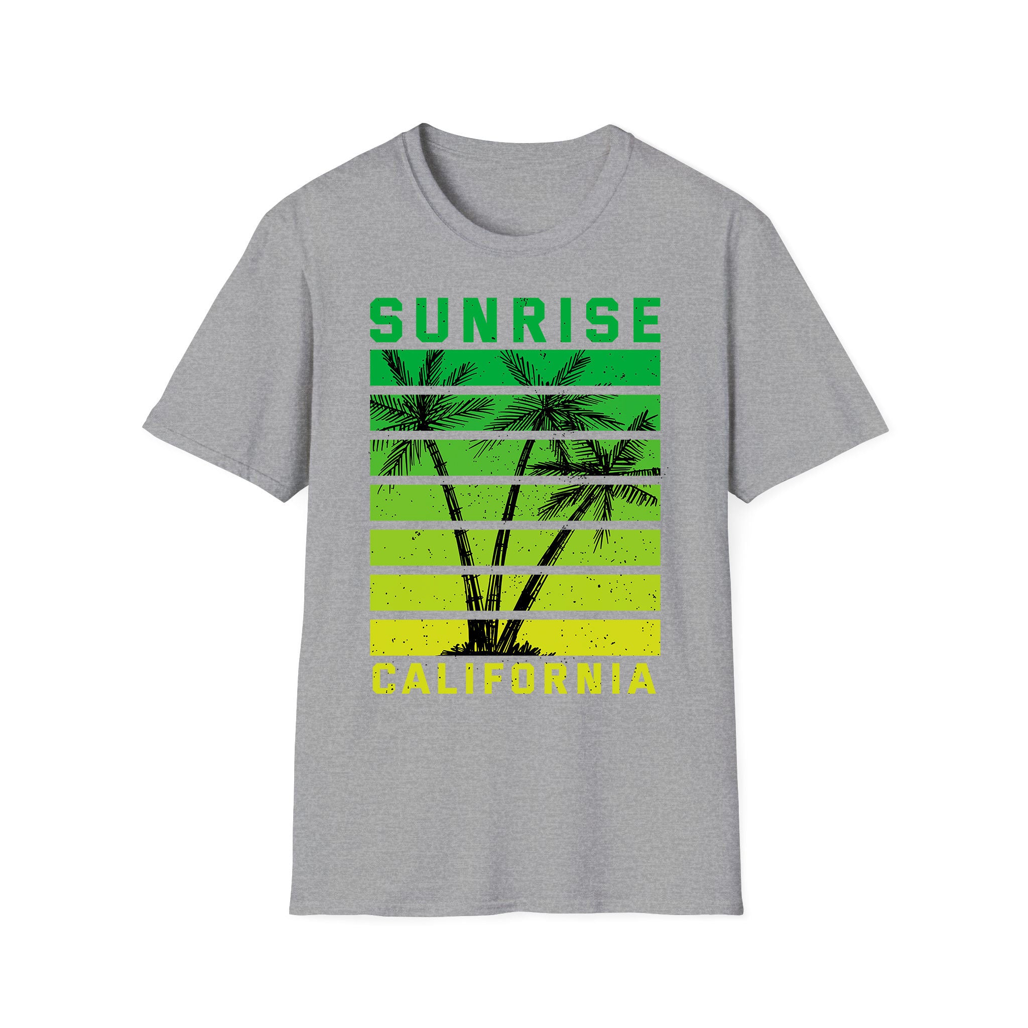 T-shirt unisexe d'été Sunrise California