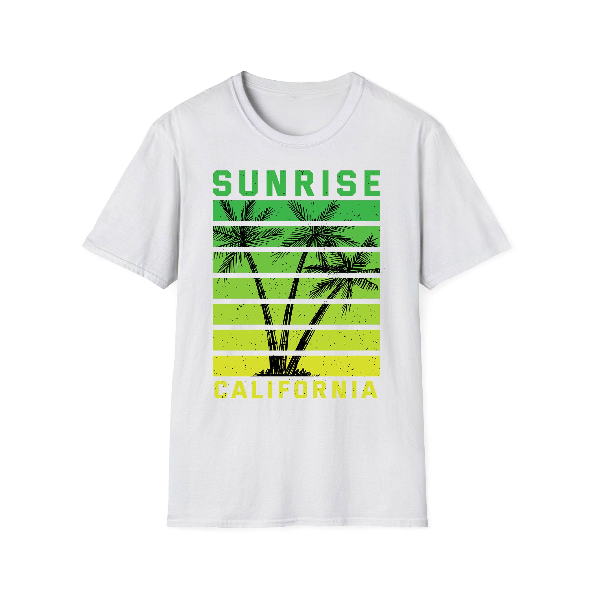 T-shirt unisexe d'été Sunrise California