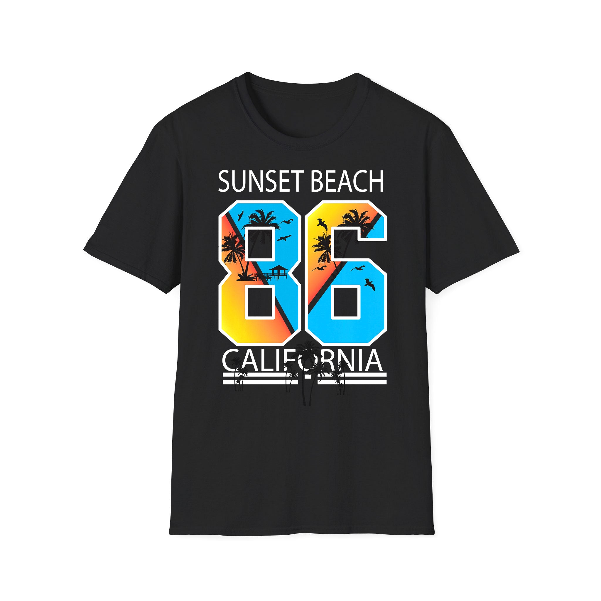 T-shirt unisexe d'été Sunset Beach