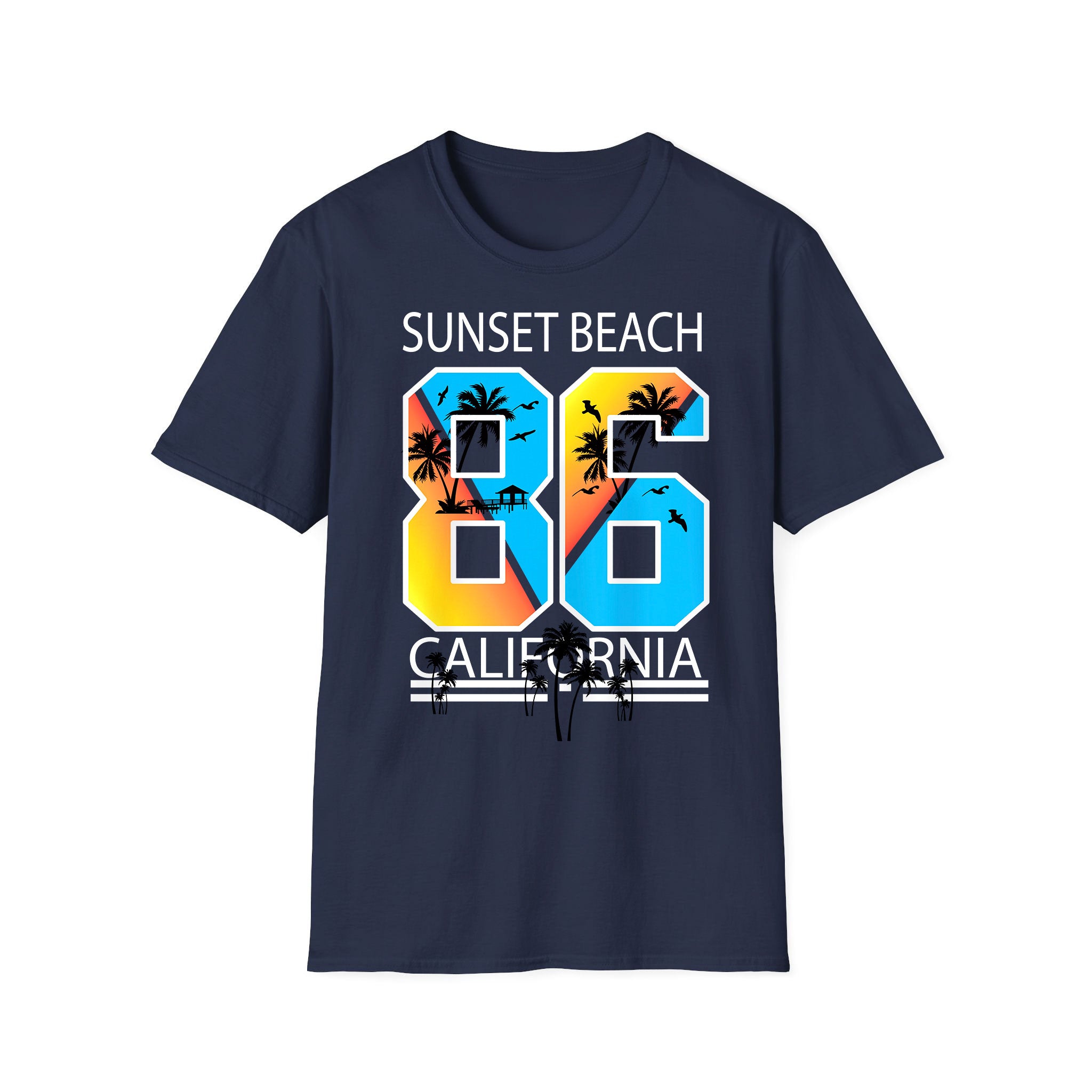 T-shirt unisexe d'été Sunset Beach