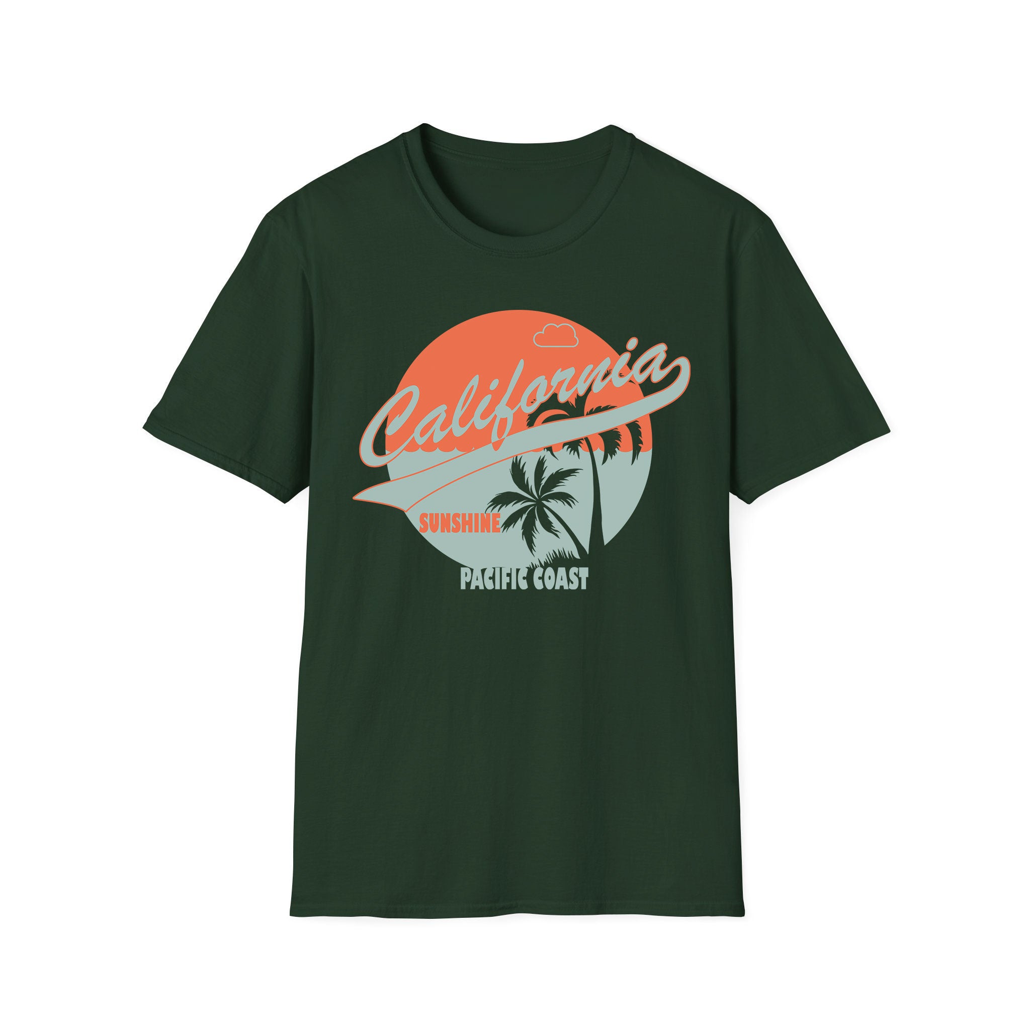 T-shirt unisexe d'été Sunshine Pacific Coast