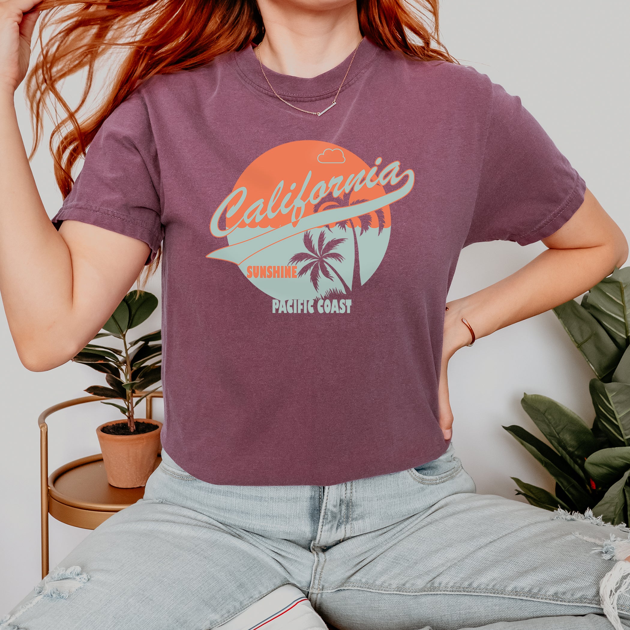 T-shirt unisexe d'été Sunshine Pacific Coast