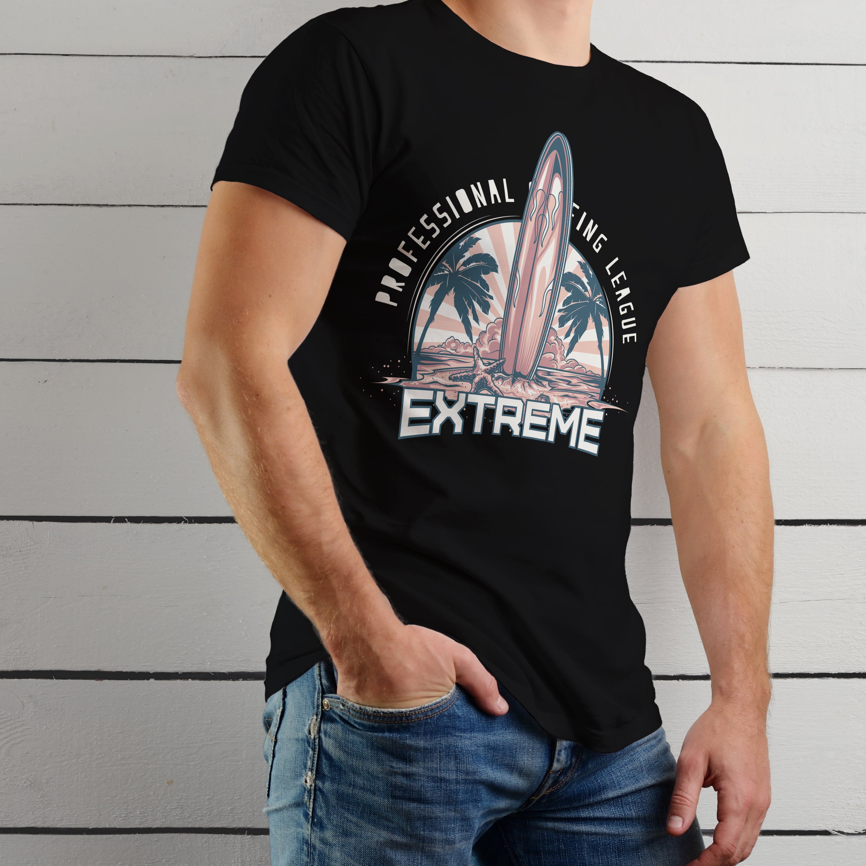 Surf T-shirt unisexe Surf Extreme