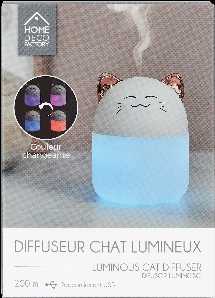 Diffuseur Chat Kawaii LED