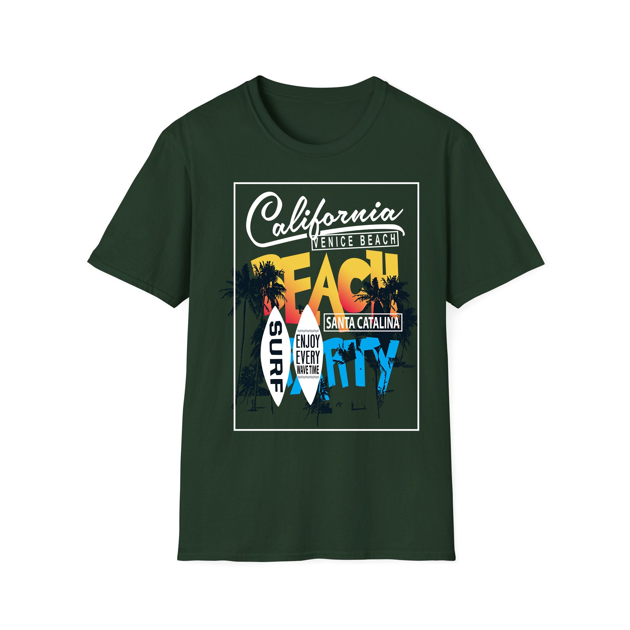 T-shirt unisexe d'été Venice Beach