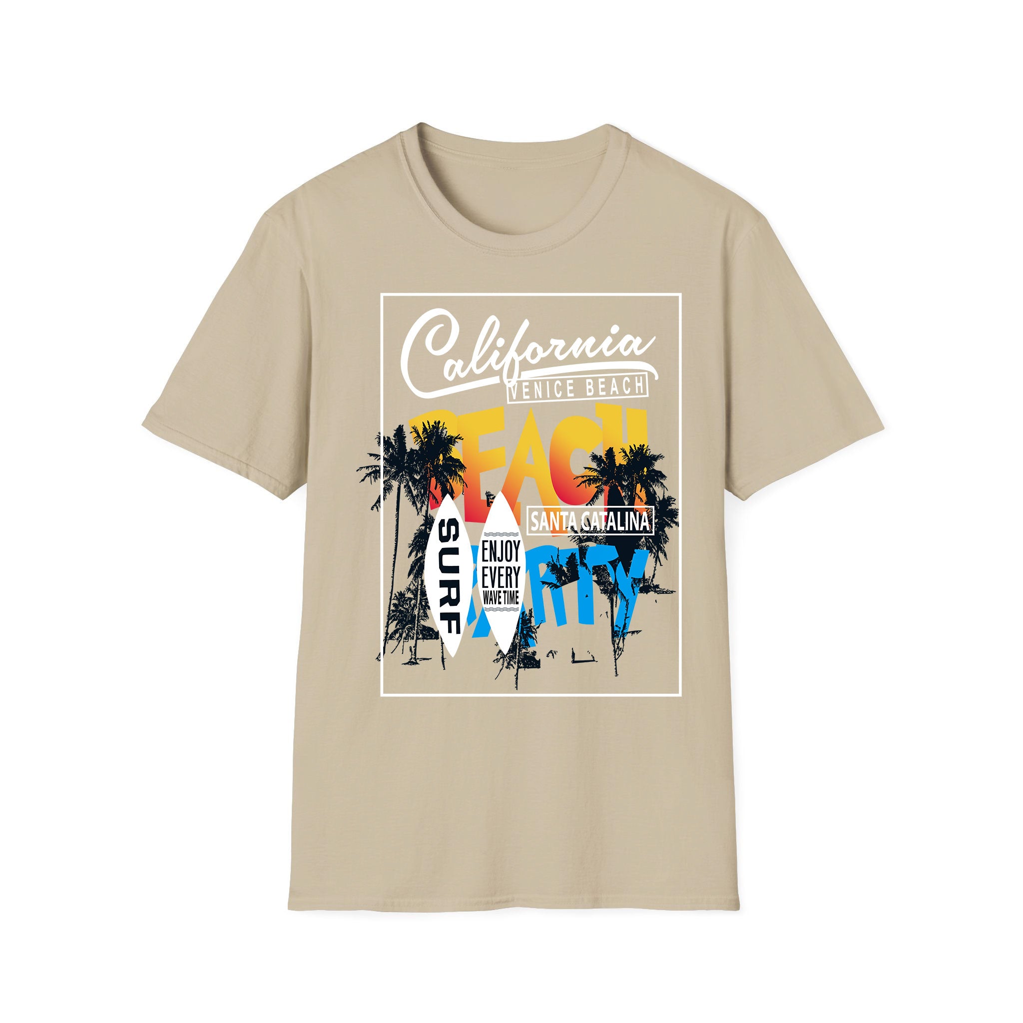 T-shirt unisexe d'été Venice Beach