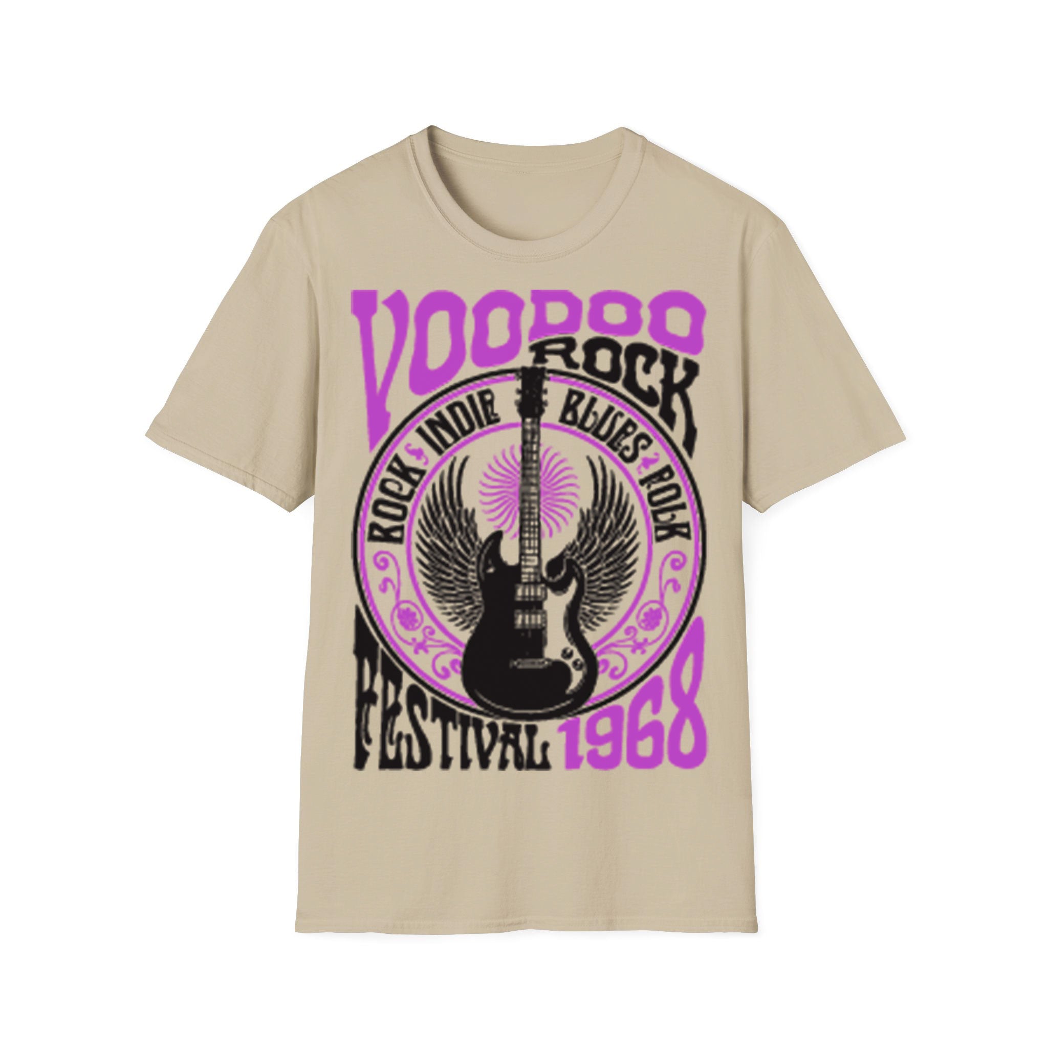 T-shirt unisexe musique Voodoo Rock