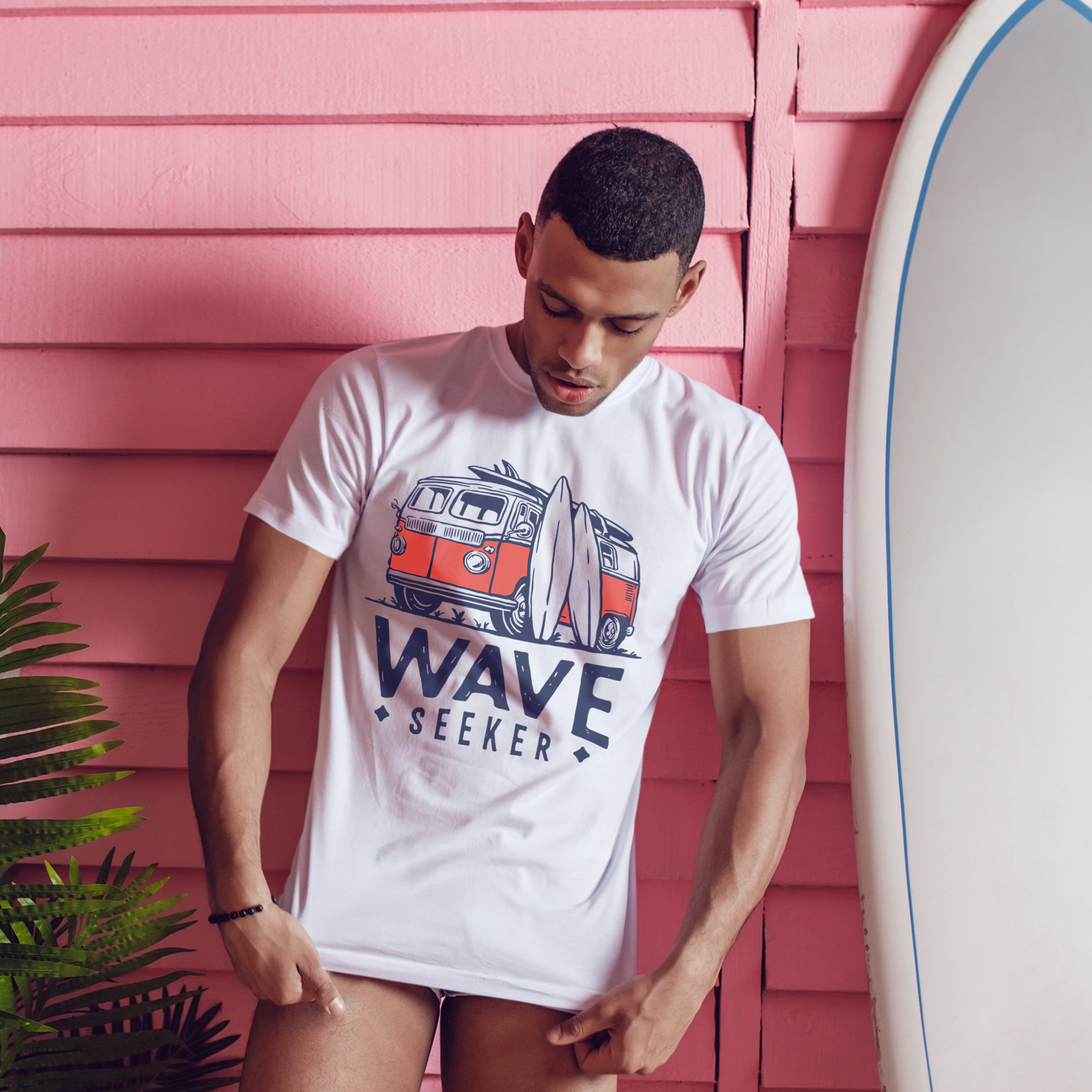 Surf T-shirt unisexe Wave Seeker