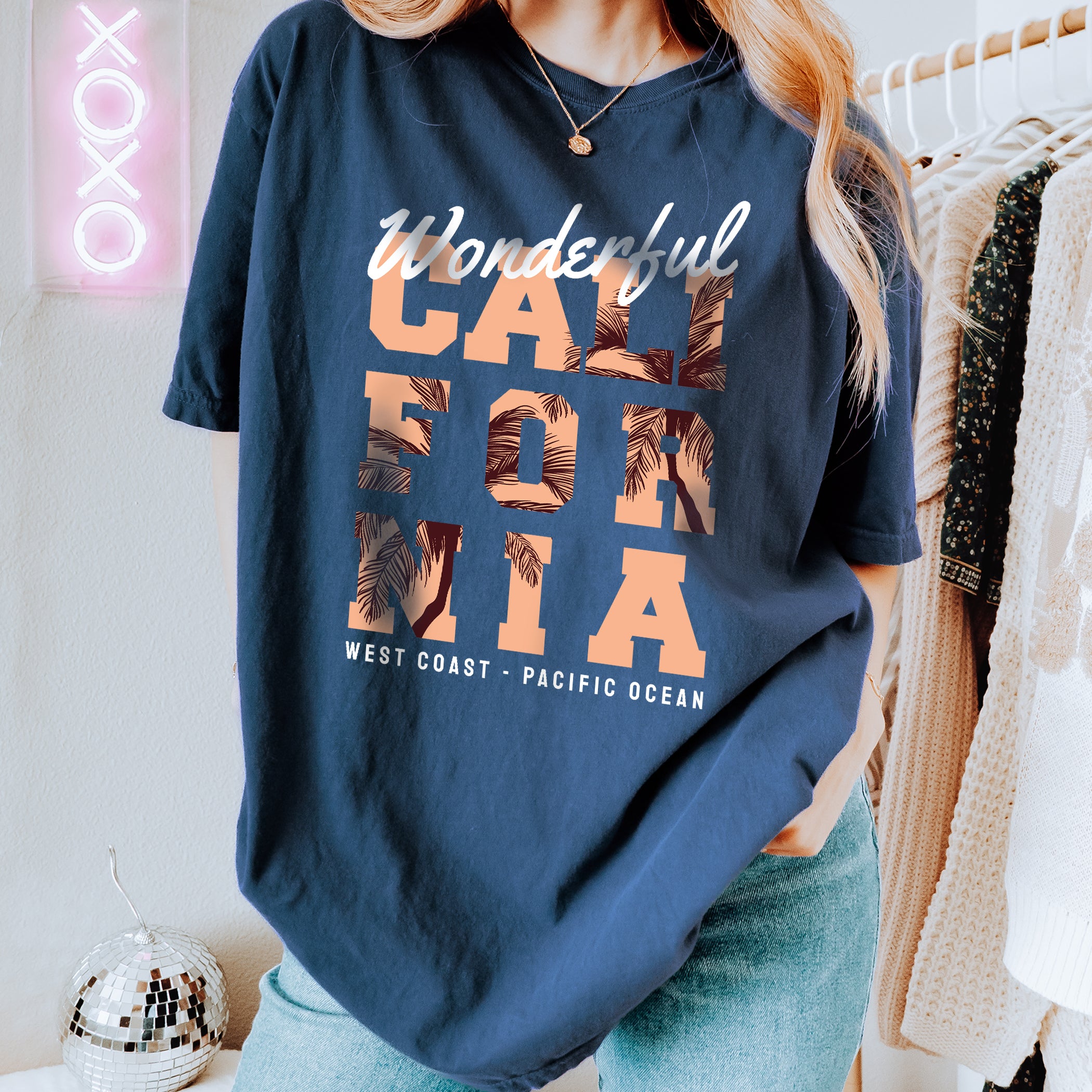 T-shirt unisexe d'été Wonderful California
