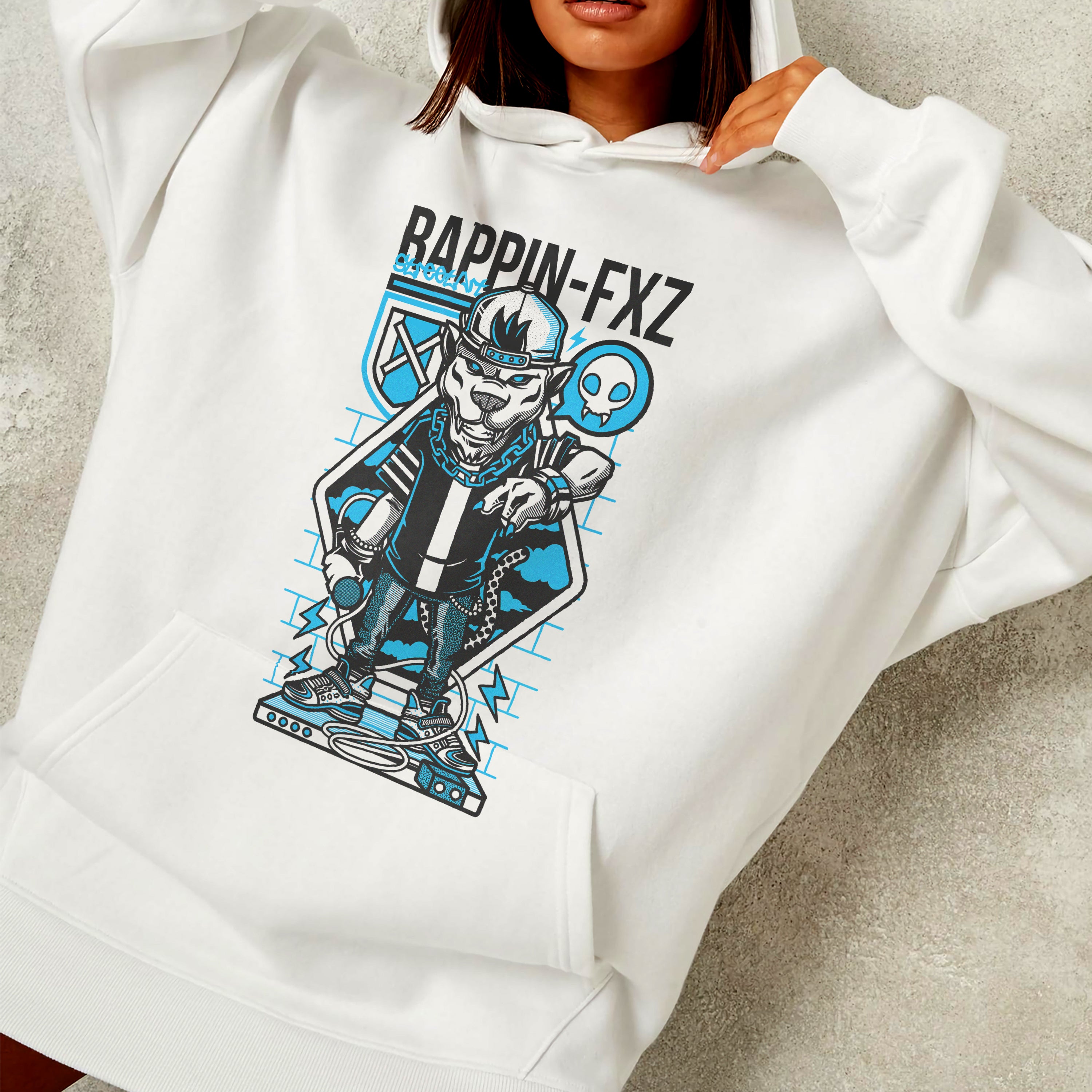 Áo hoodie trẻ trung Rappin FXZ