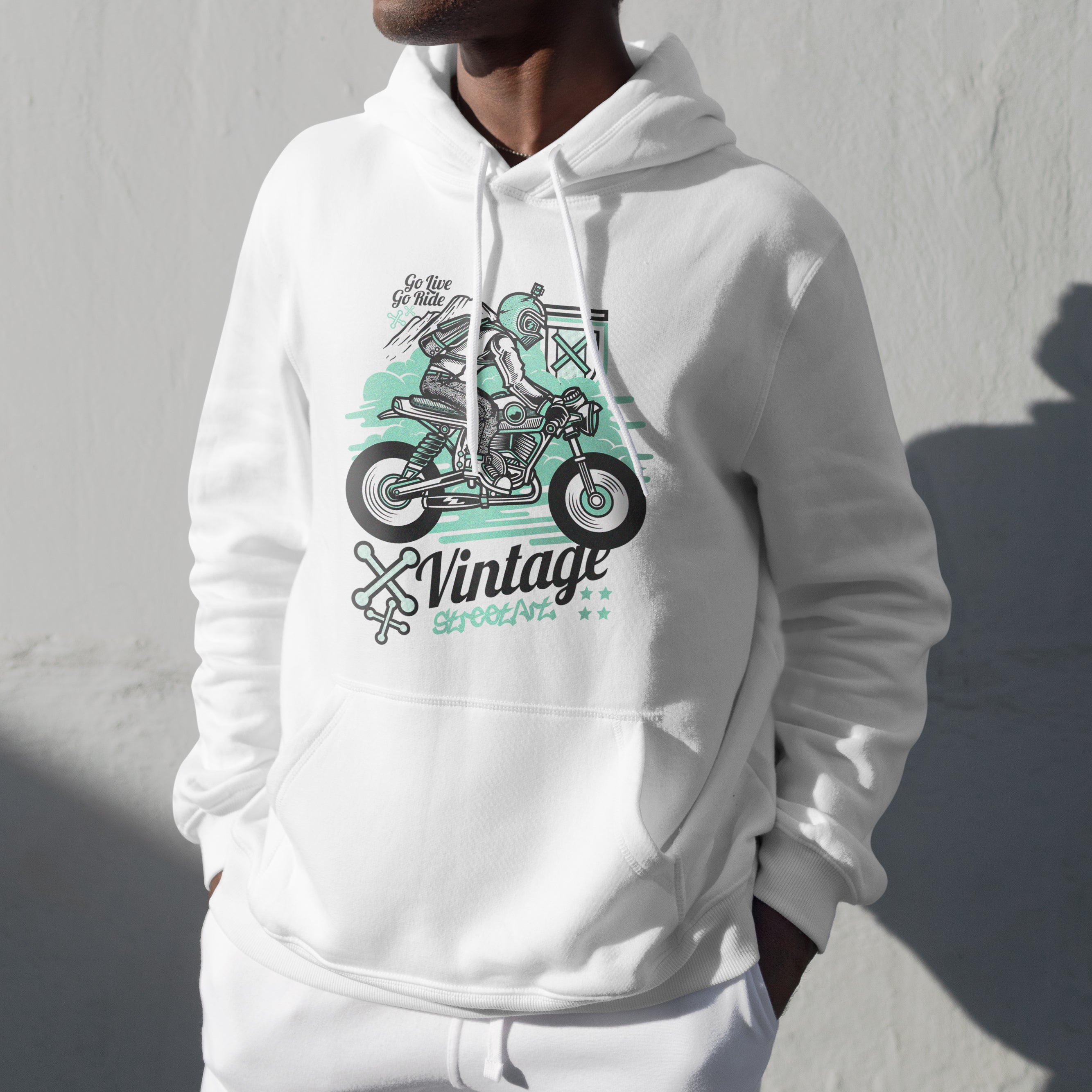 Youth Hoodie Vintage Street Art