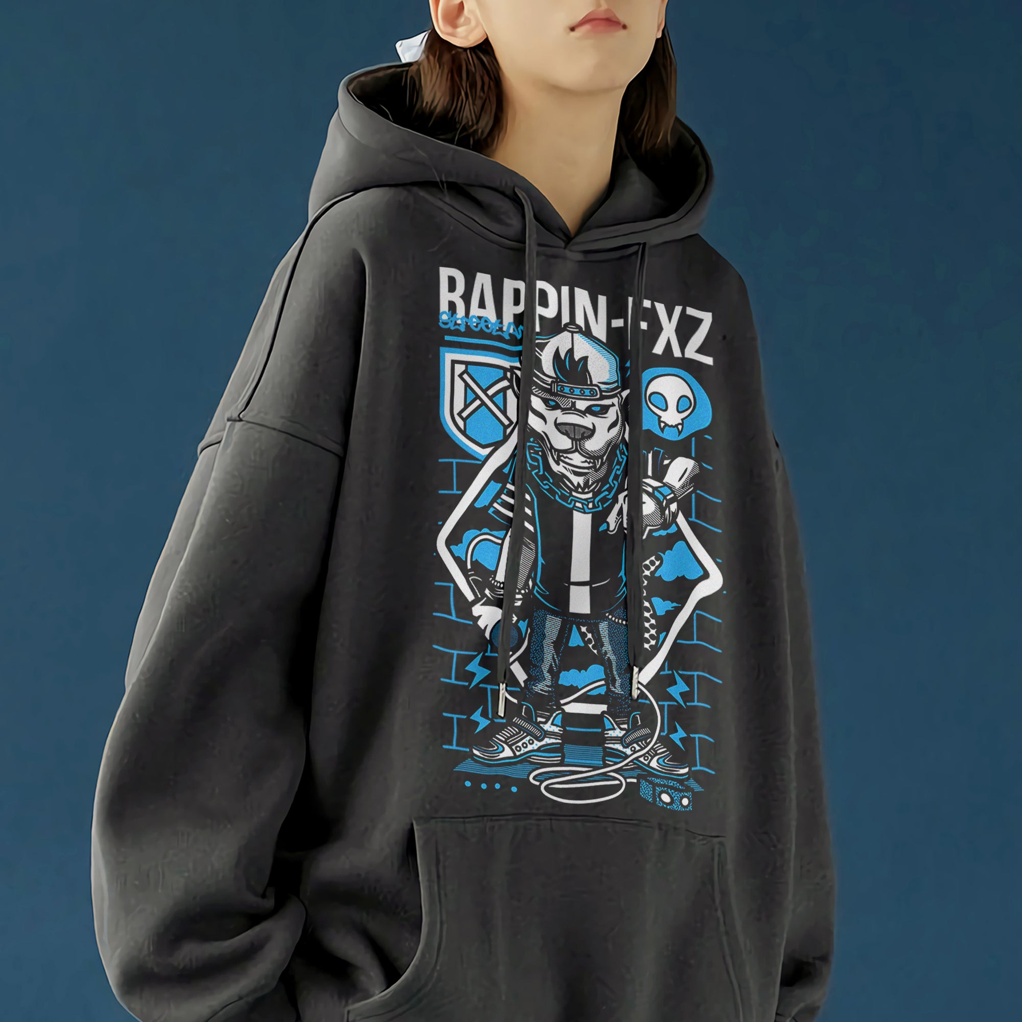 Áo hoodie trẻ trung Rappin FXZ