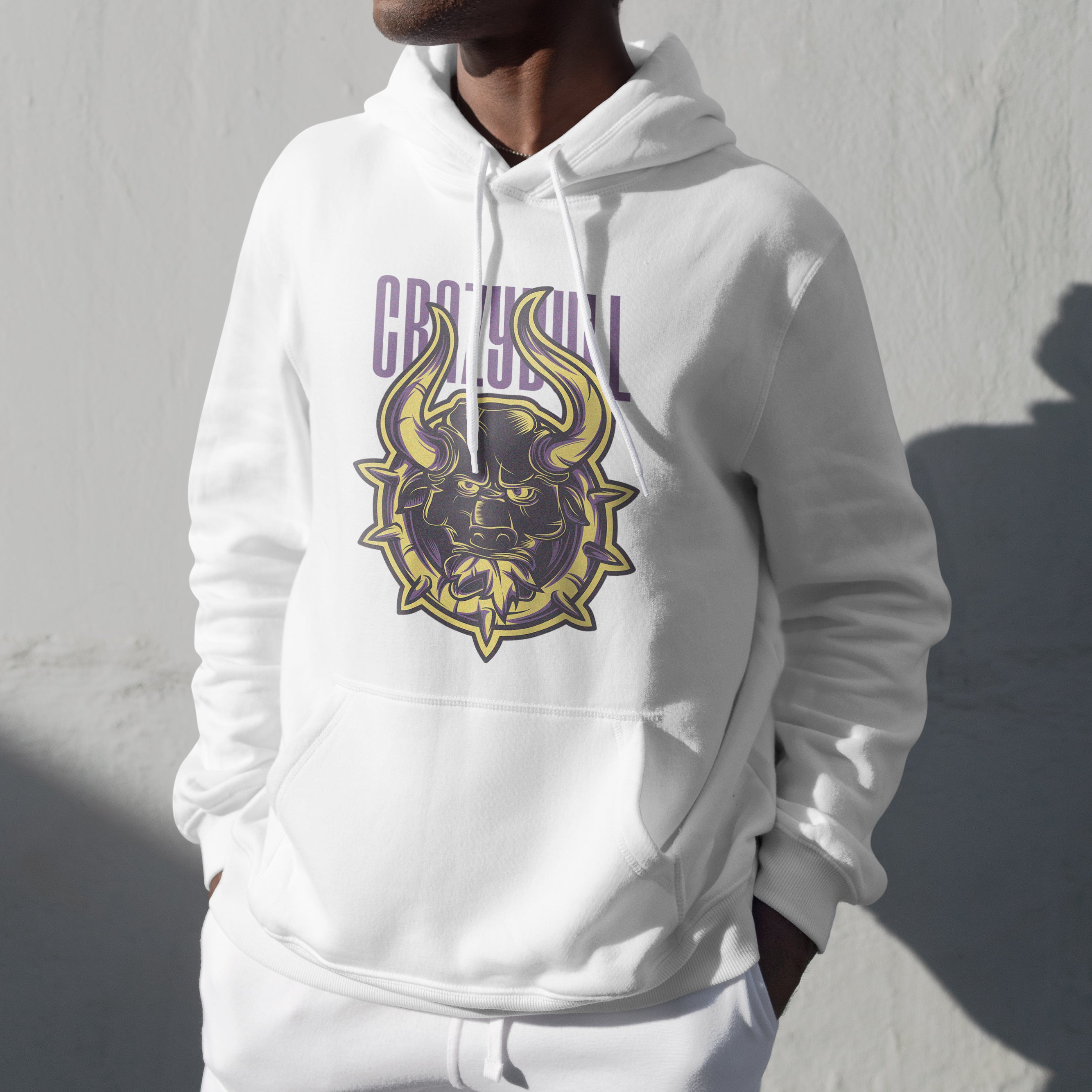 Youth Hoodie Crazy Bull