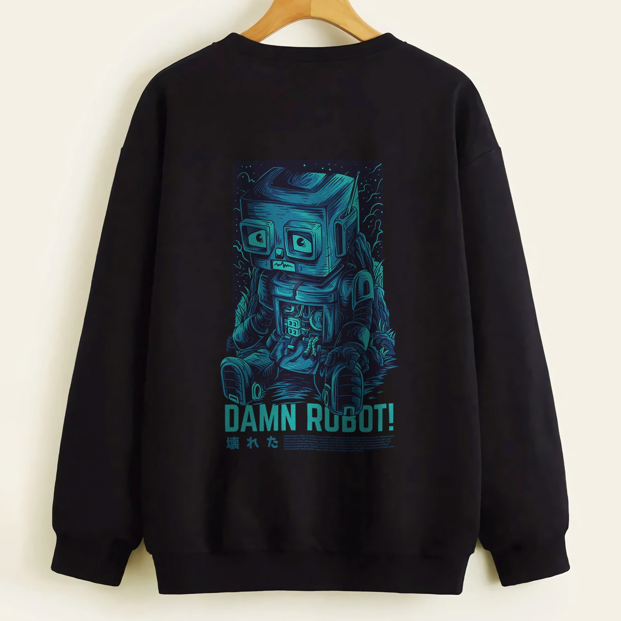 Youth Sweatshirt Damn Robot Pro