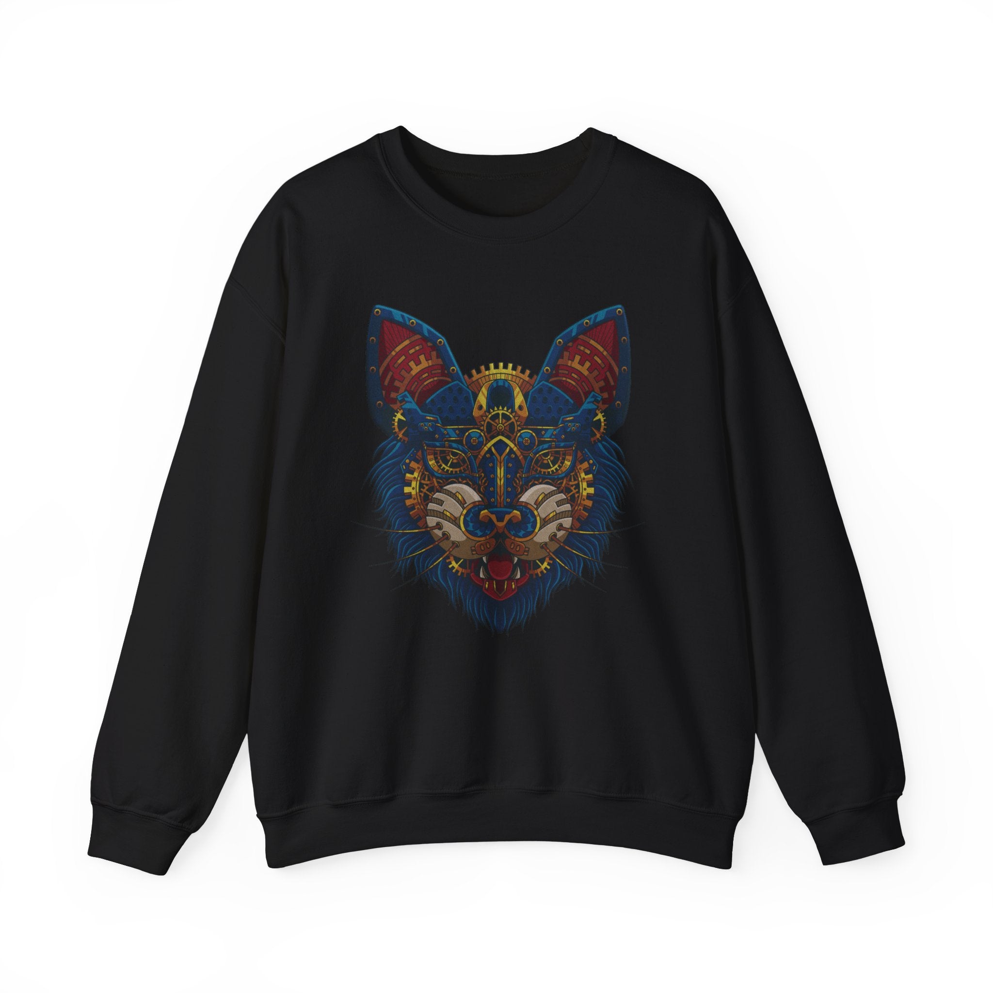 Embroidery sweatshirt Steampunk Cat Essential