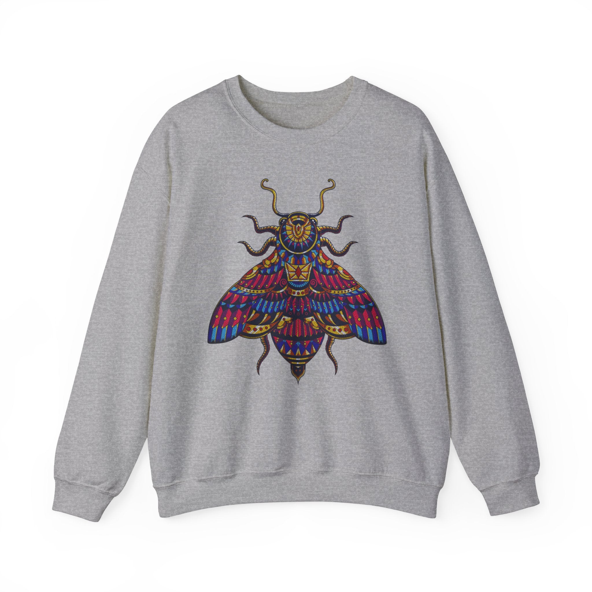 Embroidery sweatshirt Abtract Bee