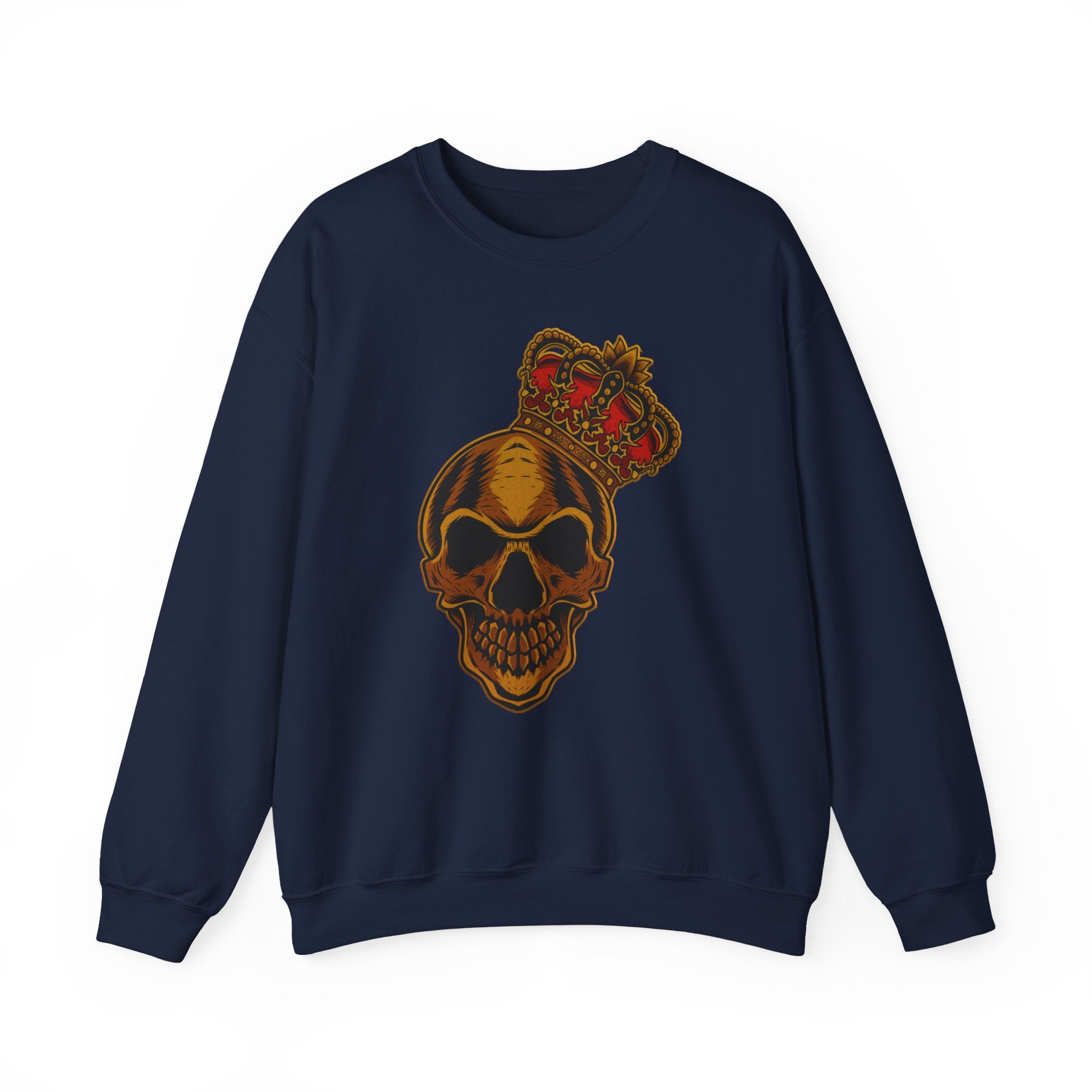 Embroidery sweatshirt King Skull