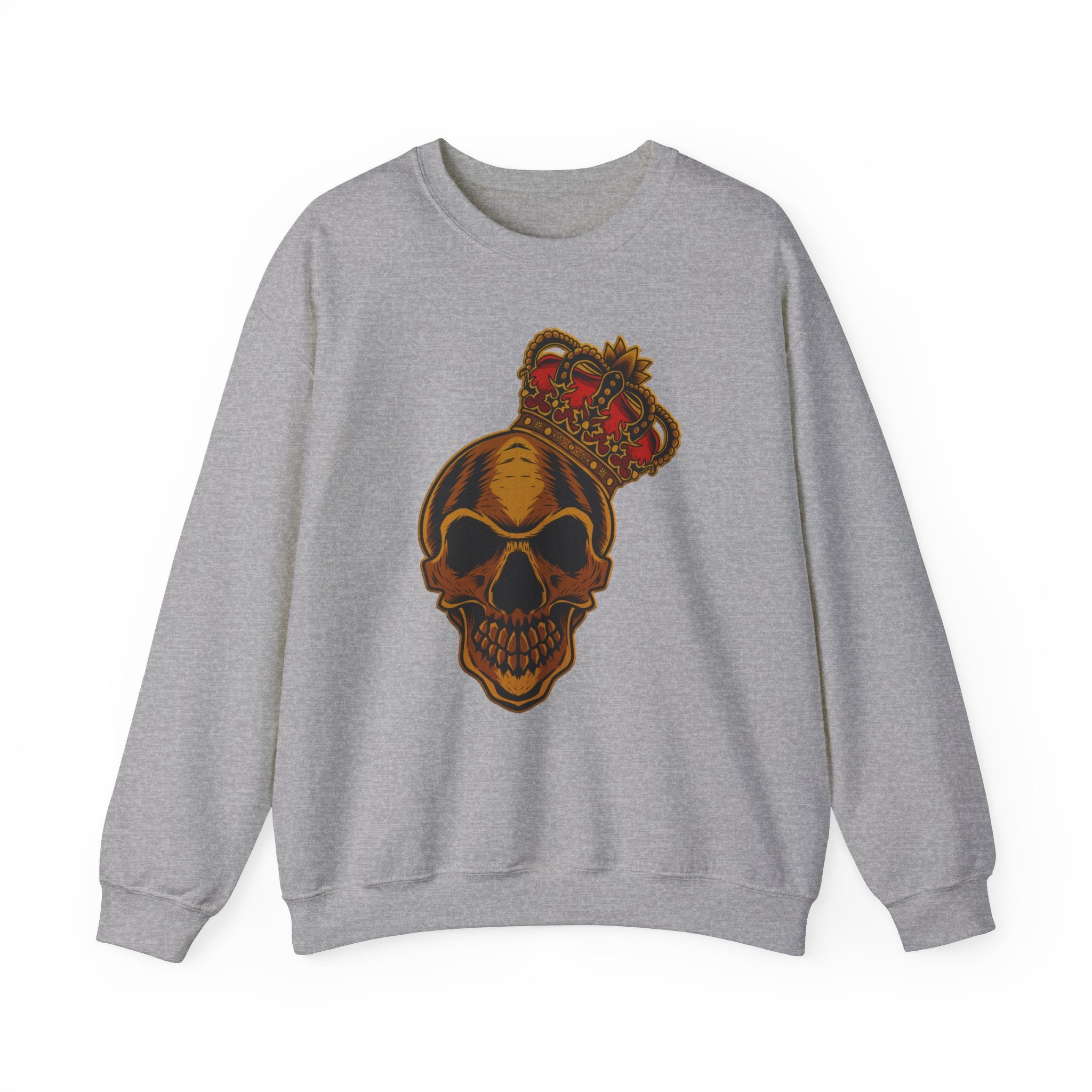 Embroidery sweatshirt King Skull