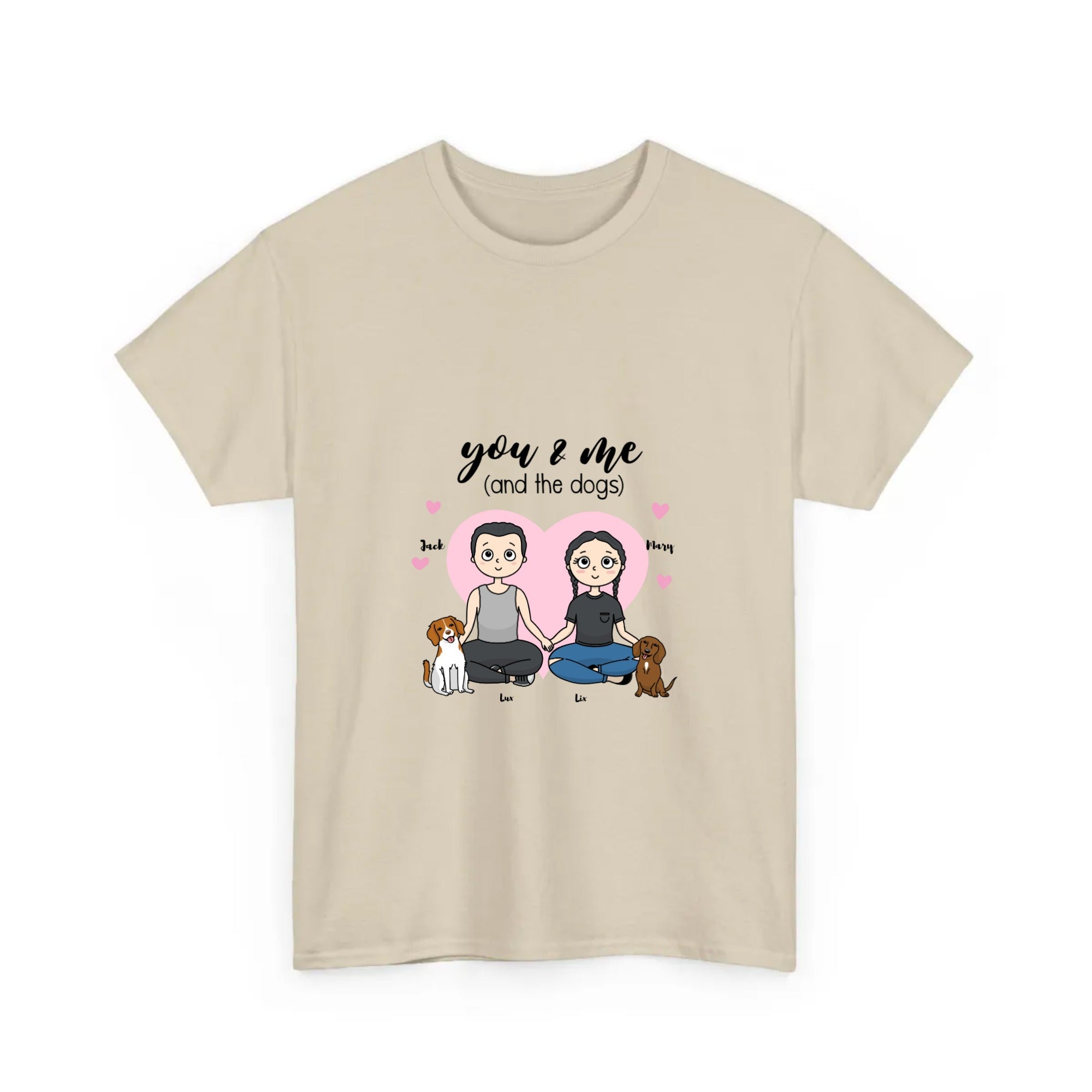 Personalized T-Shirt You, Me And Dog