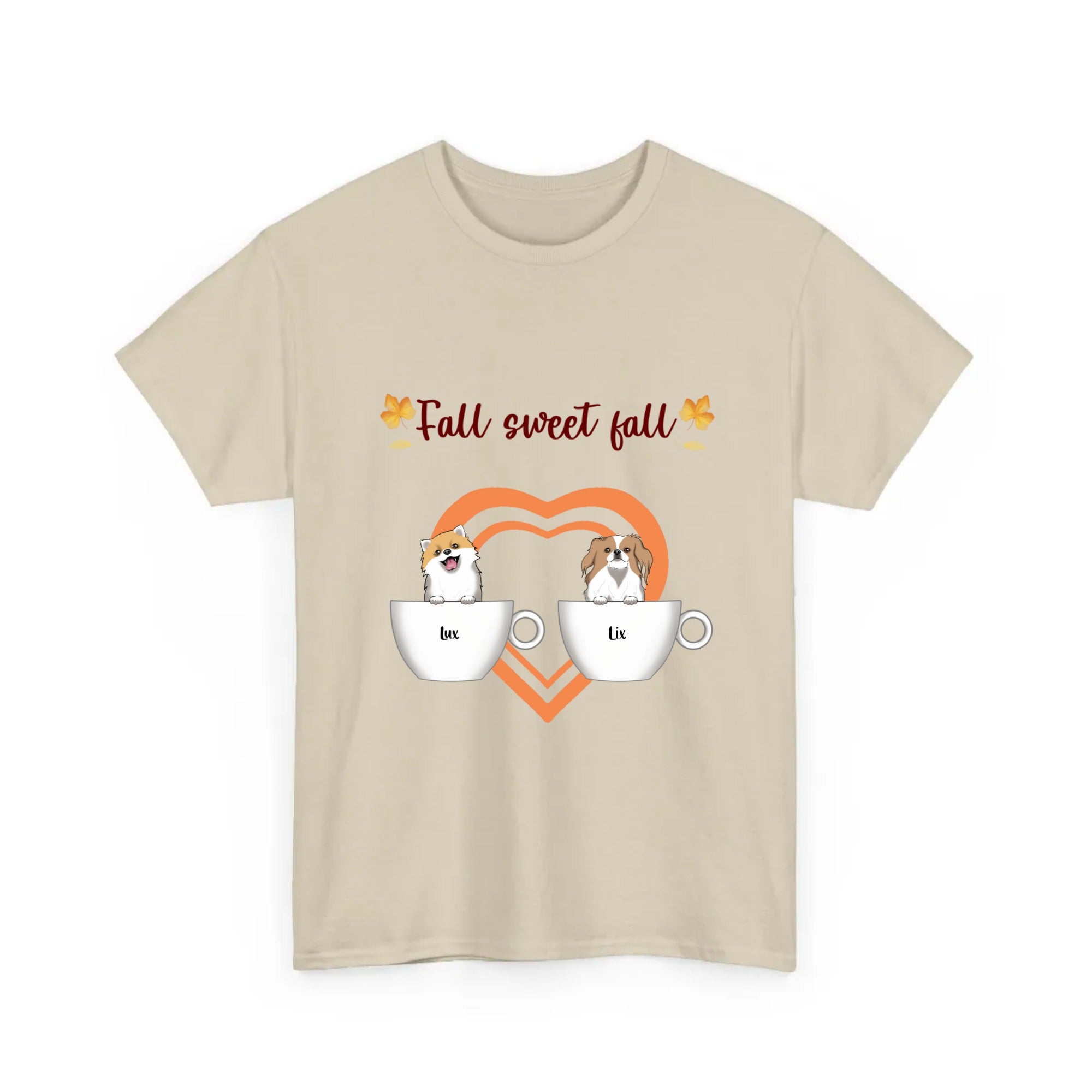 Personalized T-Shirt Dog Fall Sweet Fall