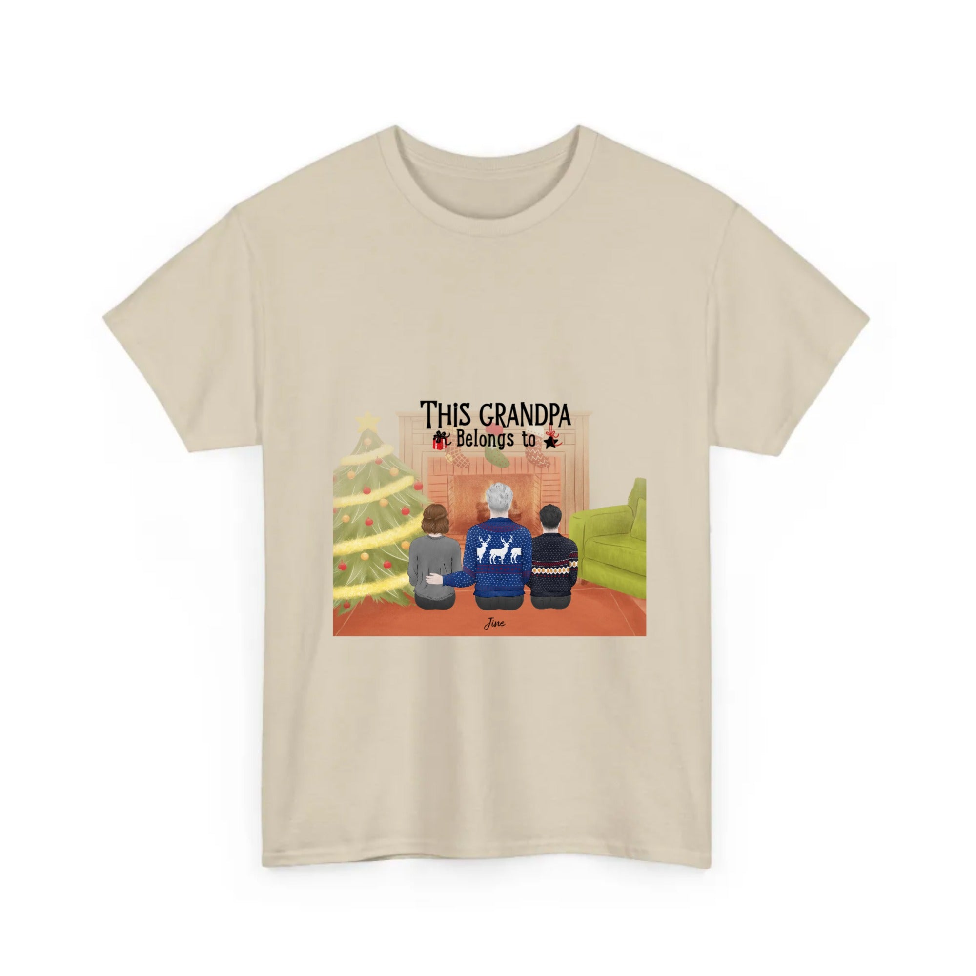 Personalized T-Shirt This Grandpa Belongs To