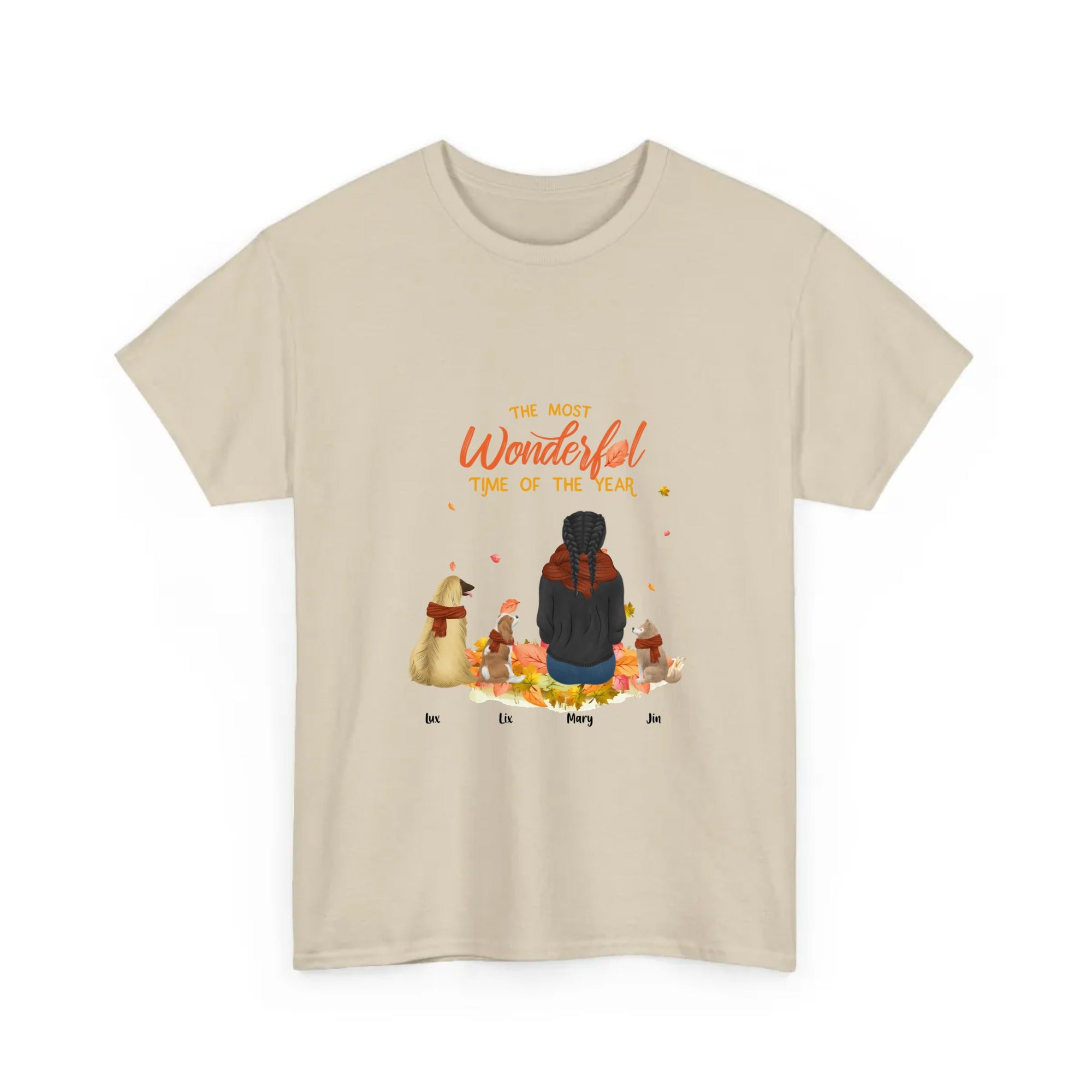 Personalized T-Shirt Dog The Most Wonderful