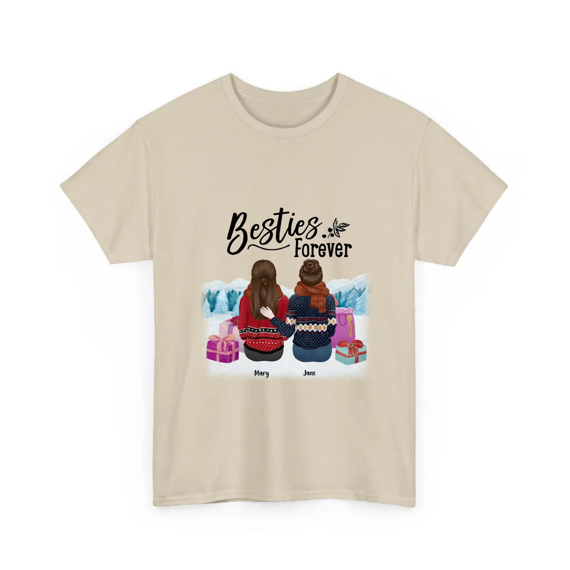 Personalized T-Shirt Besties Forever 3