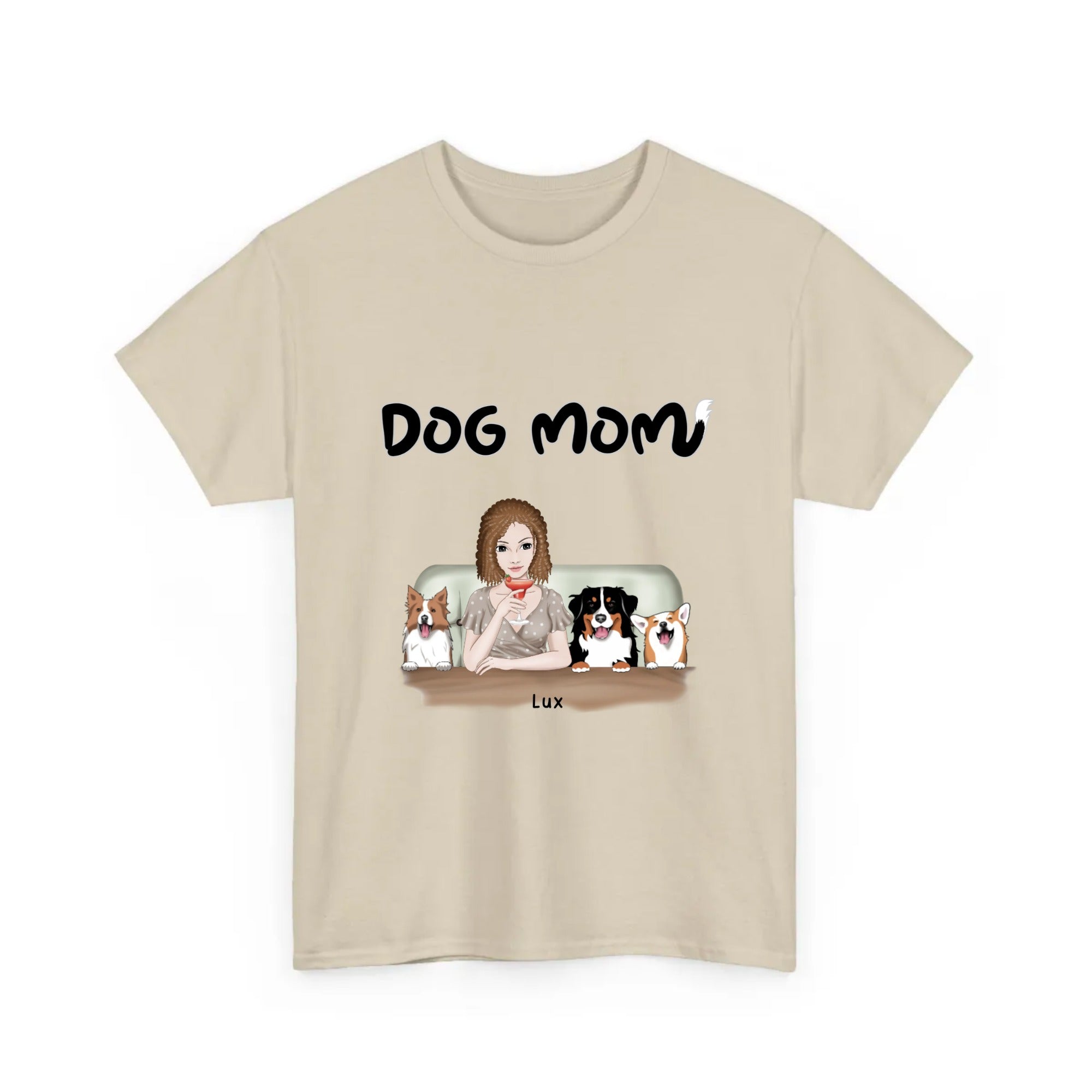 Personalized T-Shirt Dog Mom