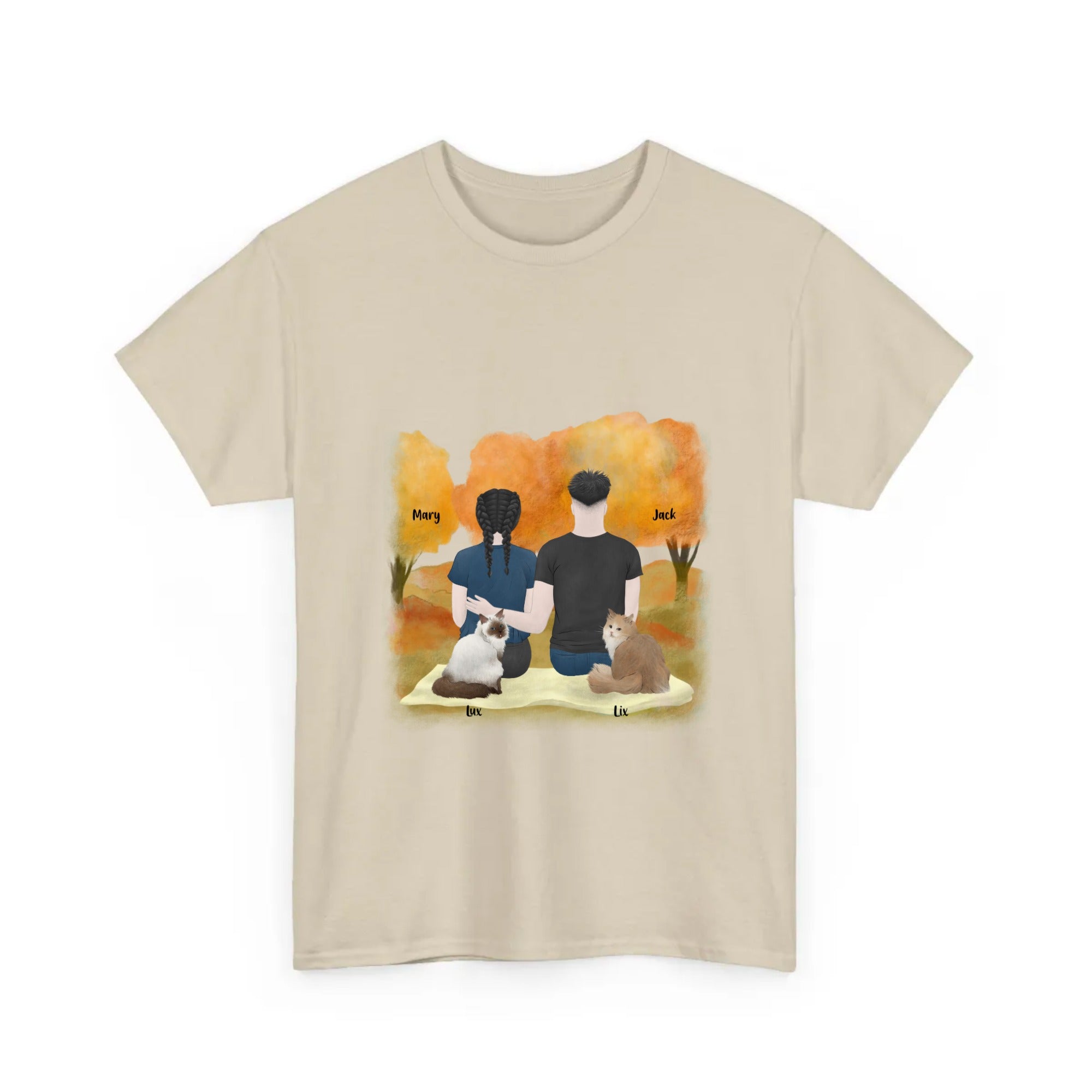 Personalized T-Shirt You Me & The Cat