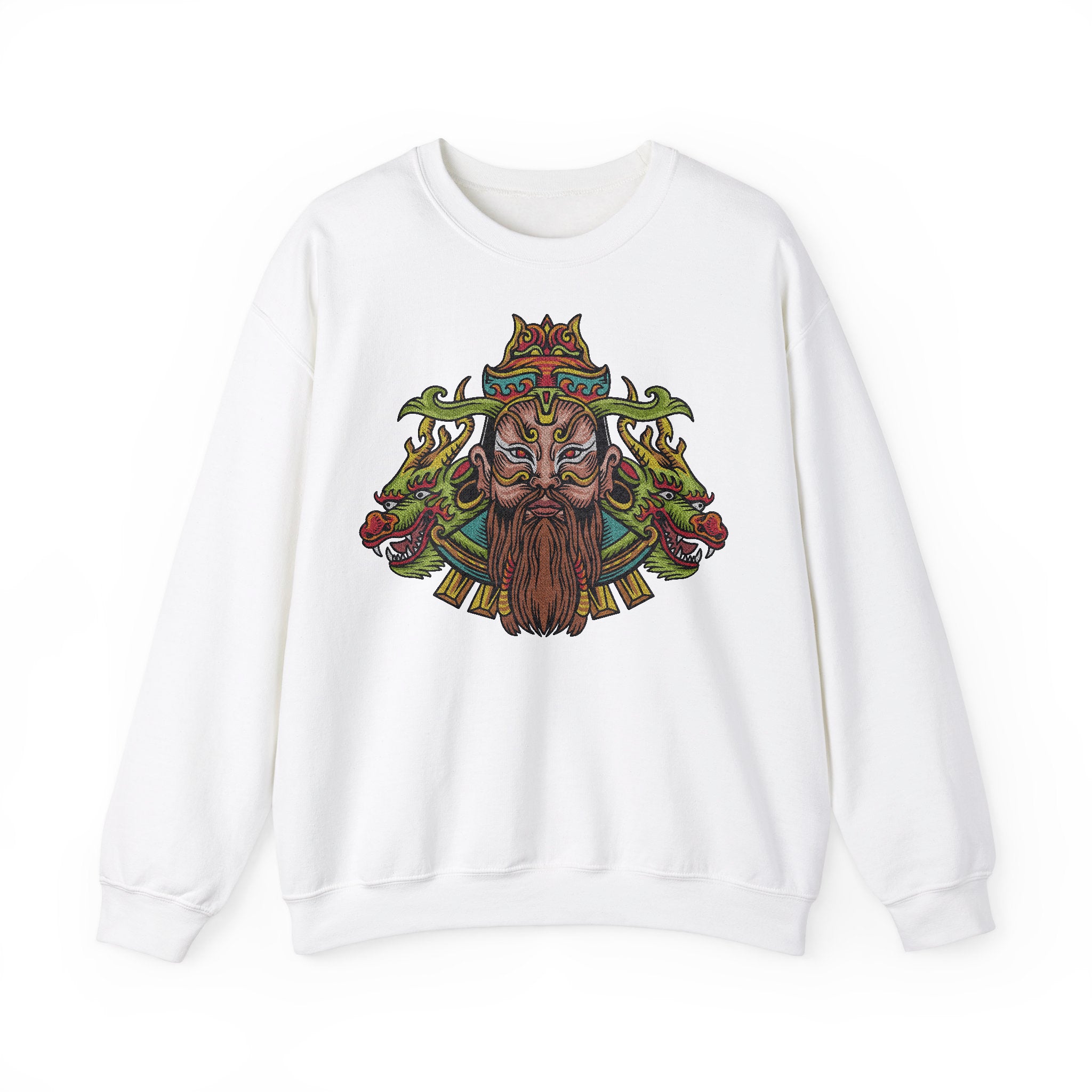 Embroidery sweatshirt Chinese Dragon Emperor