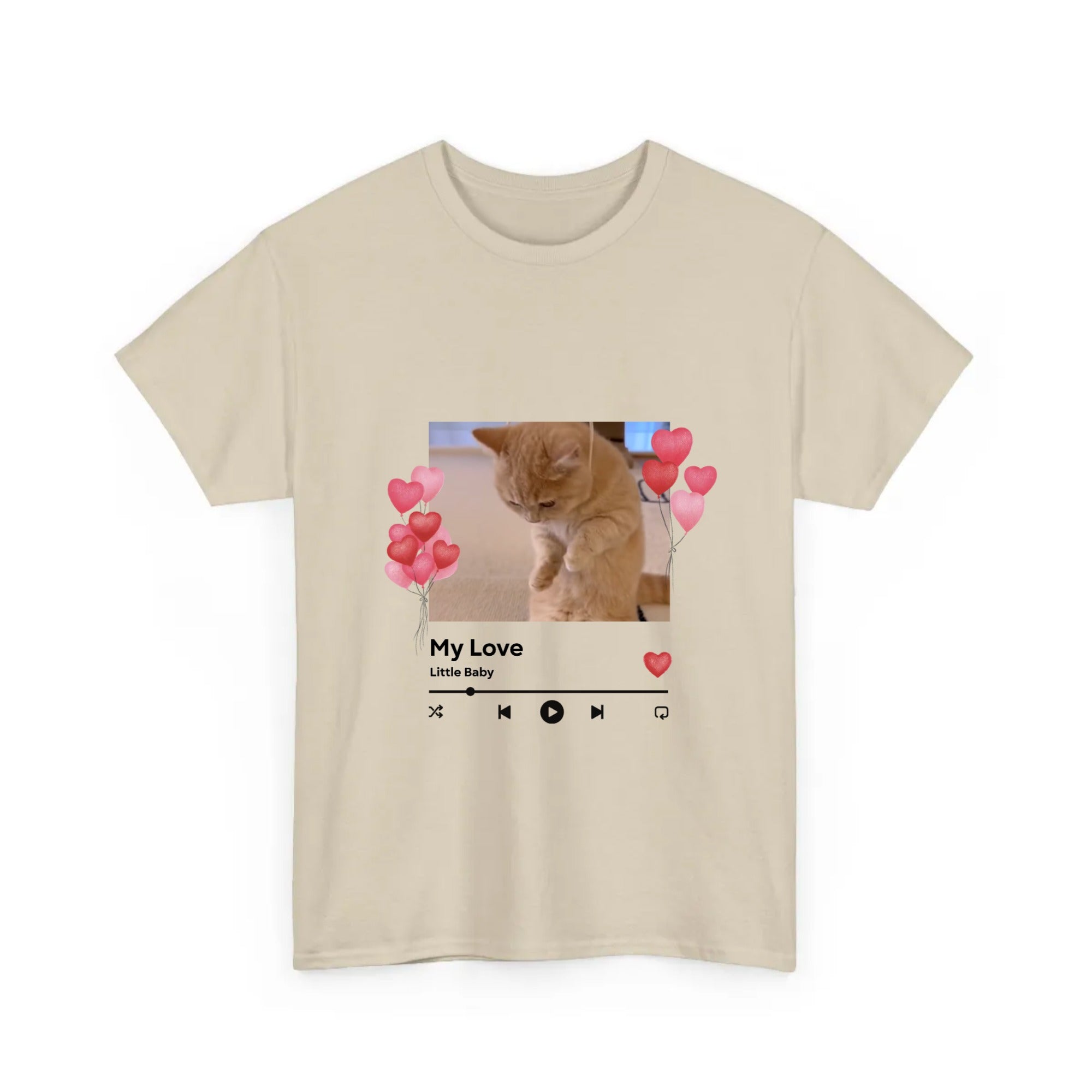 Personalized T-Shirt Music Player Valentine