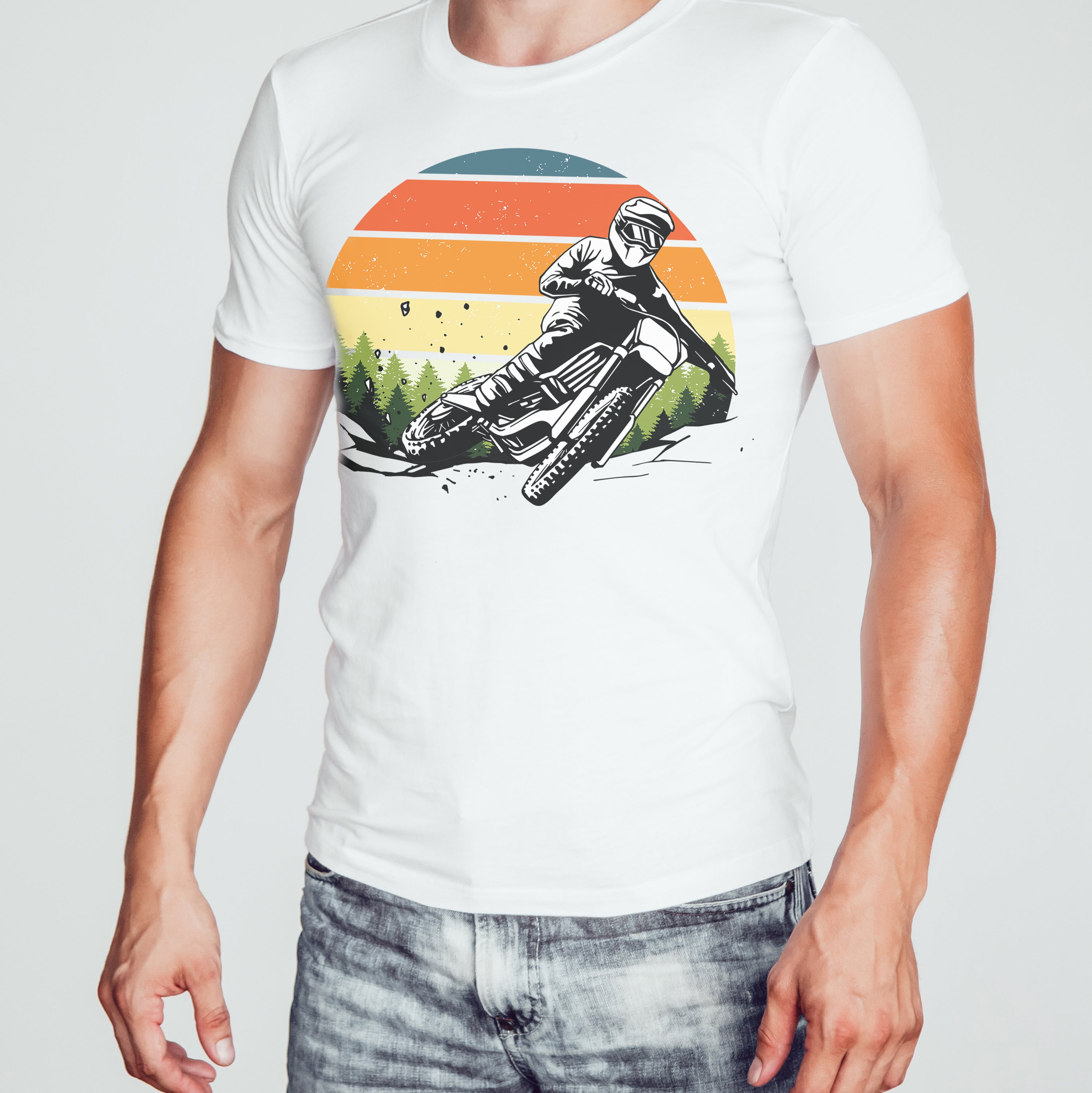 Motorcycle T-shirt Adventure Ride Sun