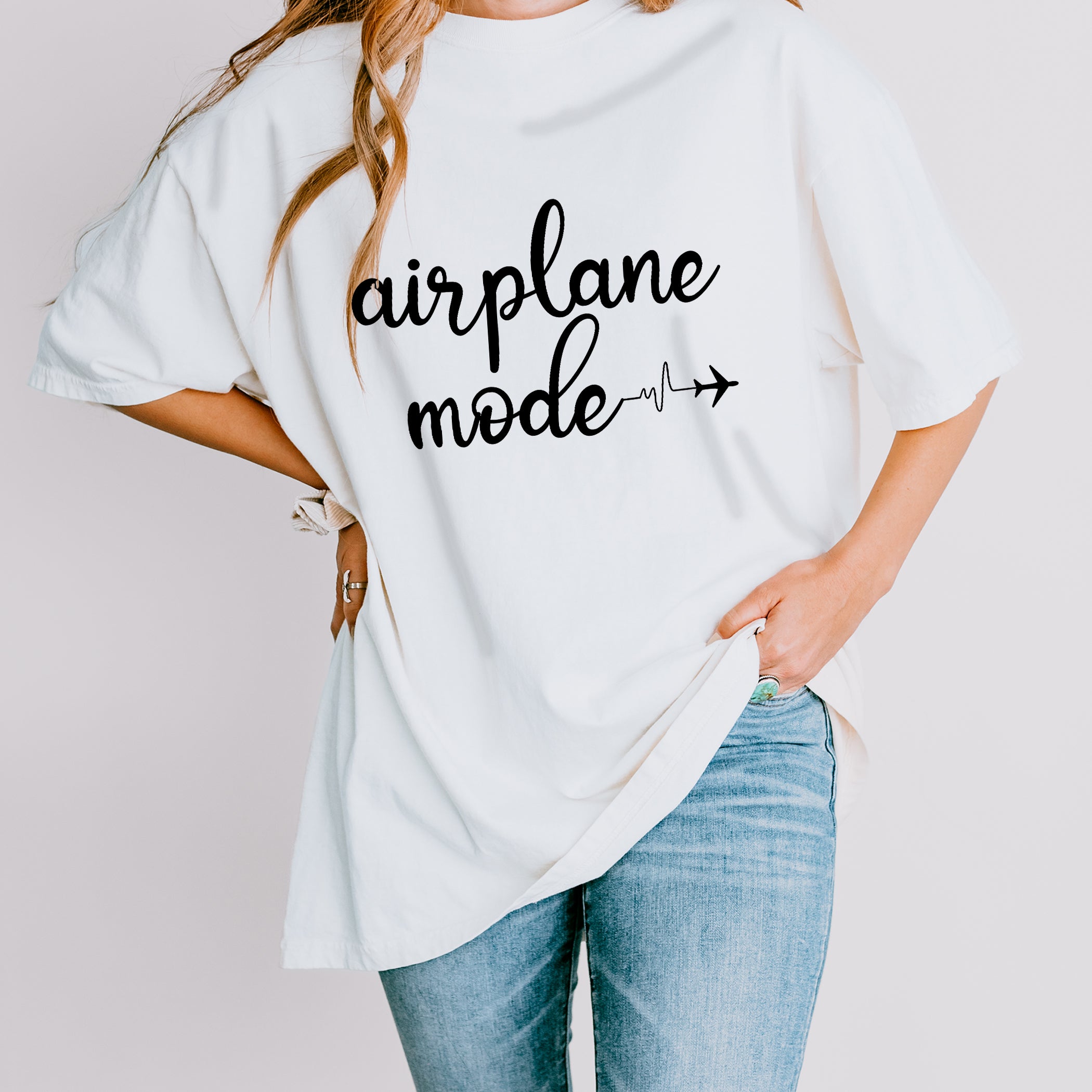 Travel T-shirt Airplane mode