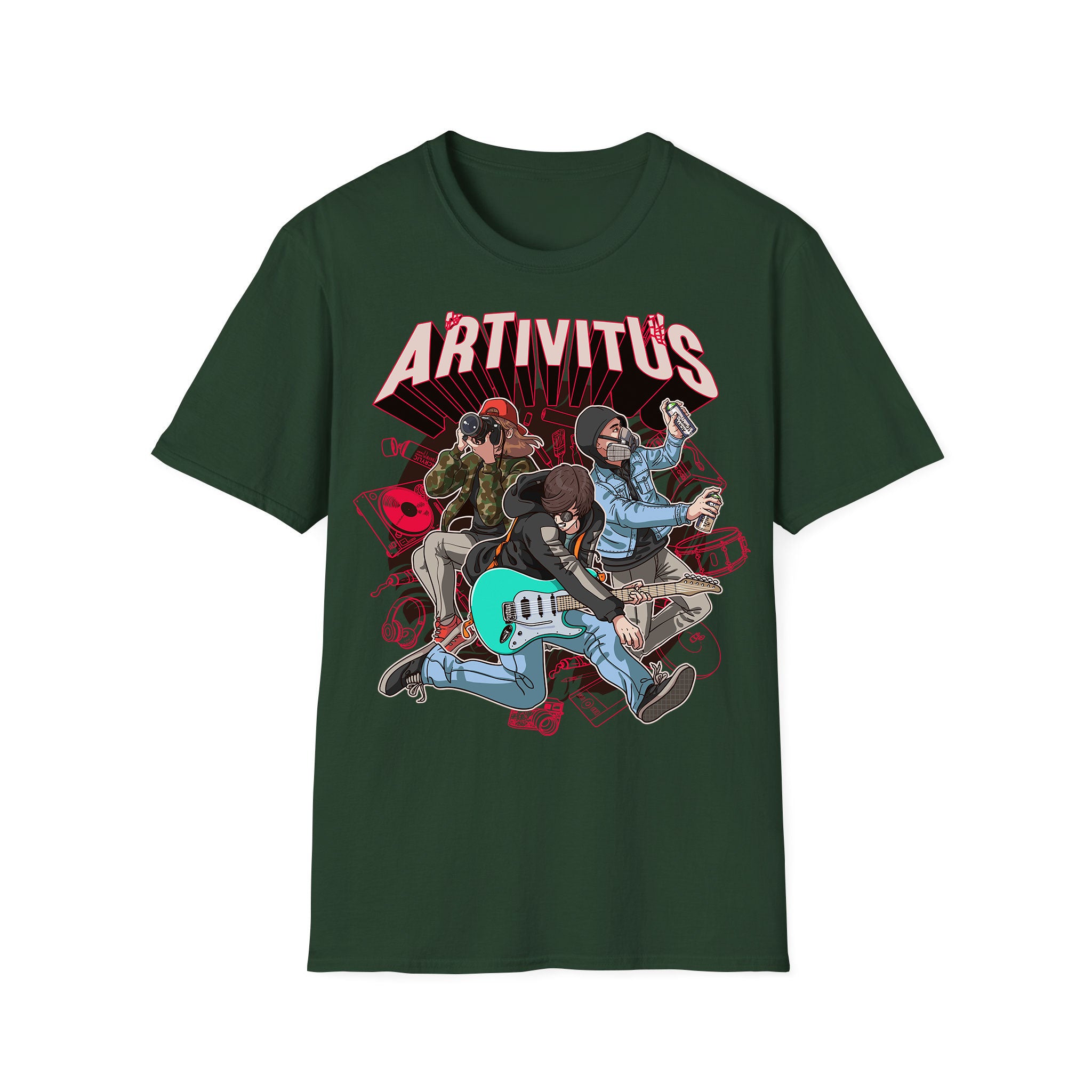 Music unisex T-shirt Artivitus Rock Bank