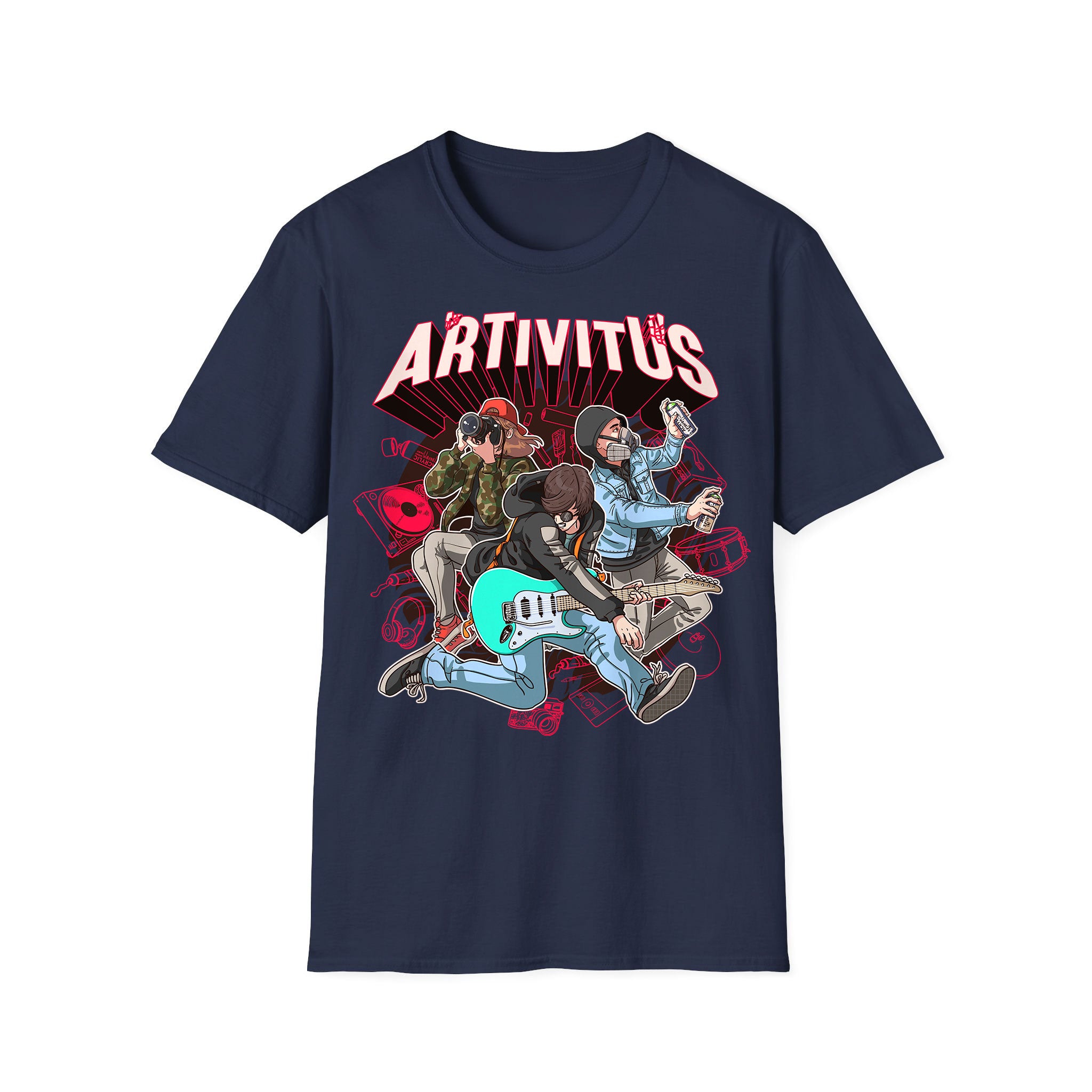 Music unisex T-shirt Artivitus Rock Bank