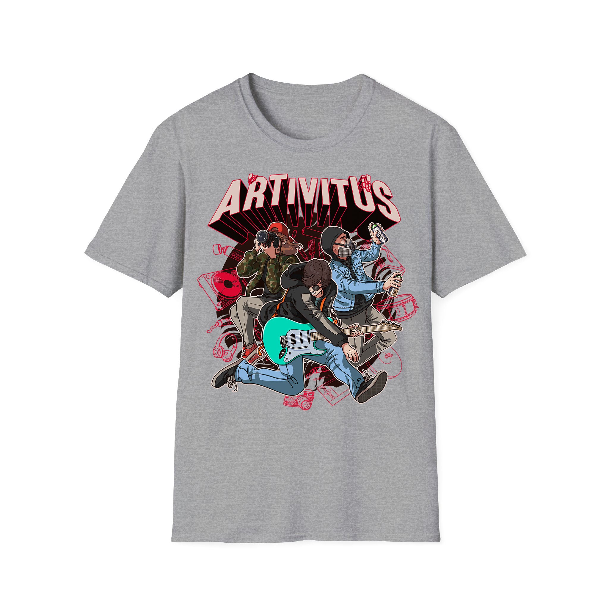 Music unisex T-shirt Artivitus Rock Bank