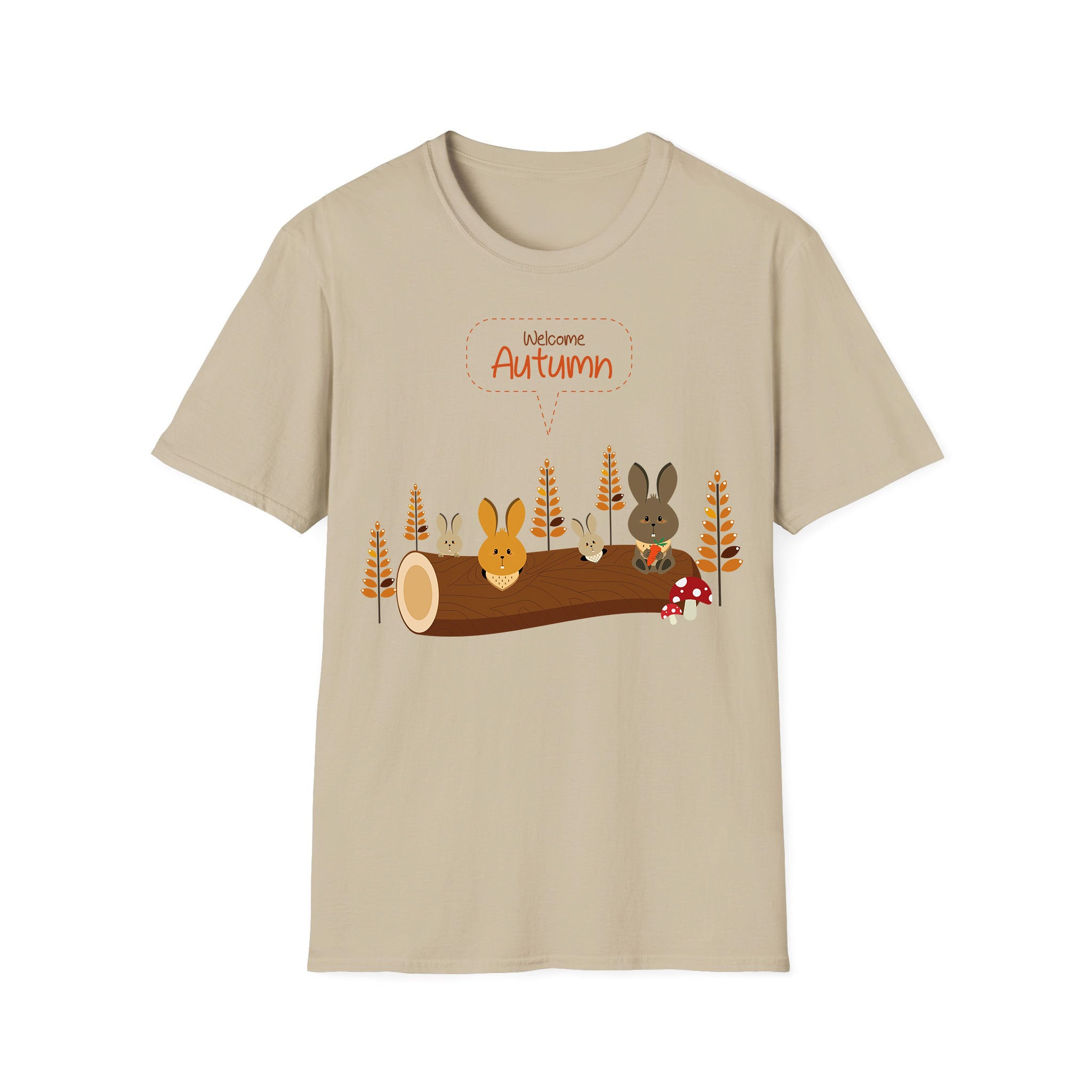 Autumn T-shirt Autumn Bunny Family