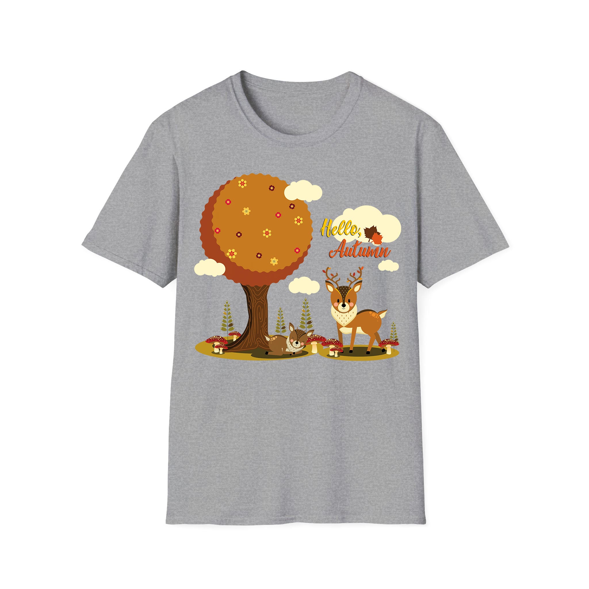 Autumn T-shirt Autumn Deer under Tree