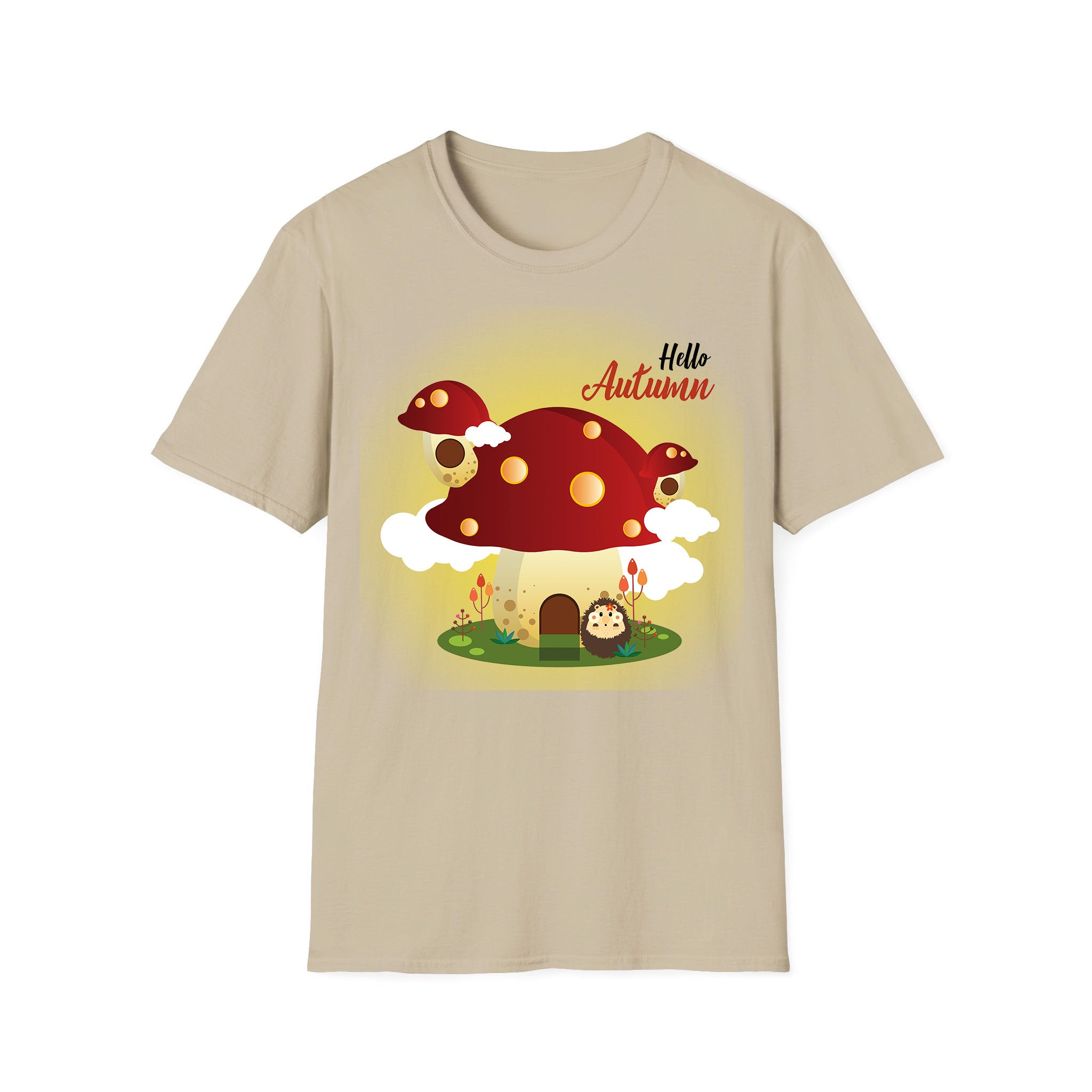 Autumn T-shirt Autumn Mushroom House